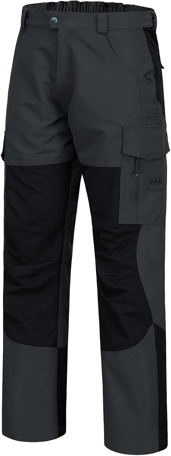 BASSDASH Splice Men’s Waterproof Breathable Hunting Pants Ripstop Camo Fishing R...