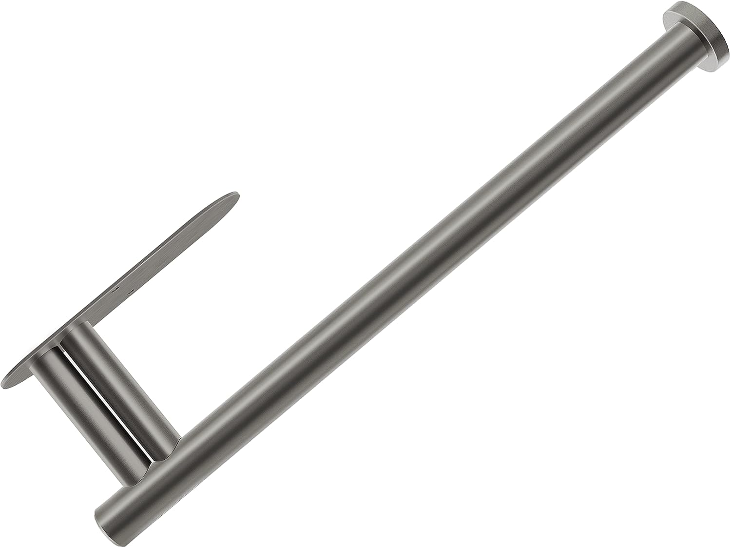 Paper Towel Holder Under Cabinet, New Upgrade Double Rod Bearing Self-Adhesive o...