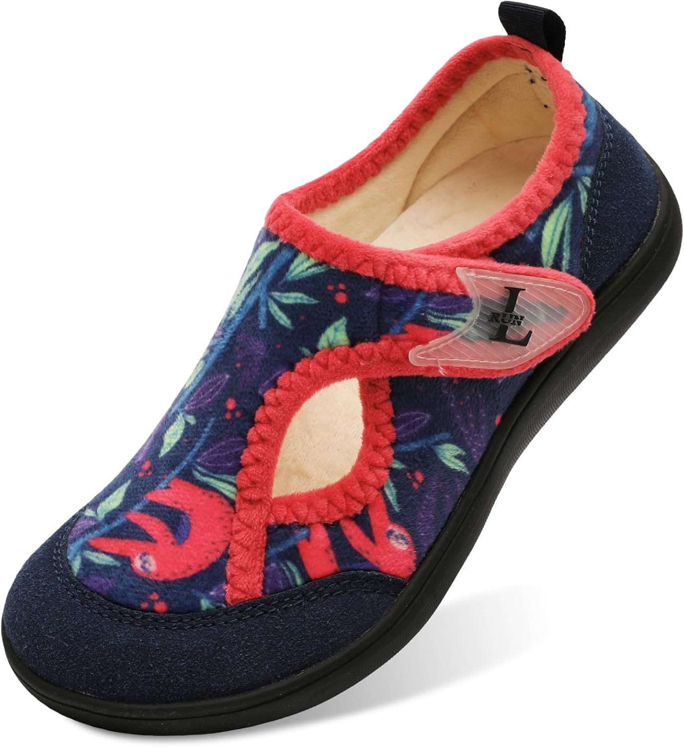 L-RUN Womens Slippers Wide Toe Box Barefoot Diabetic Shoes Ladies House Slippers...