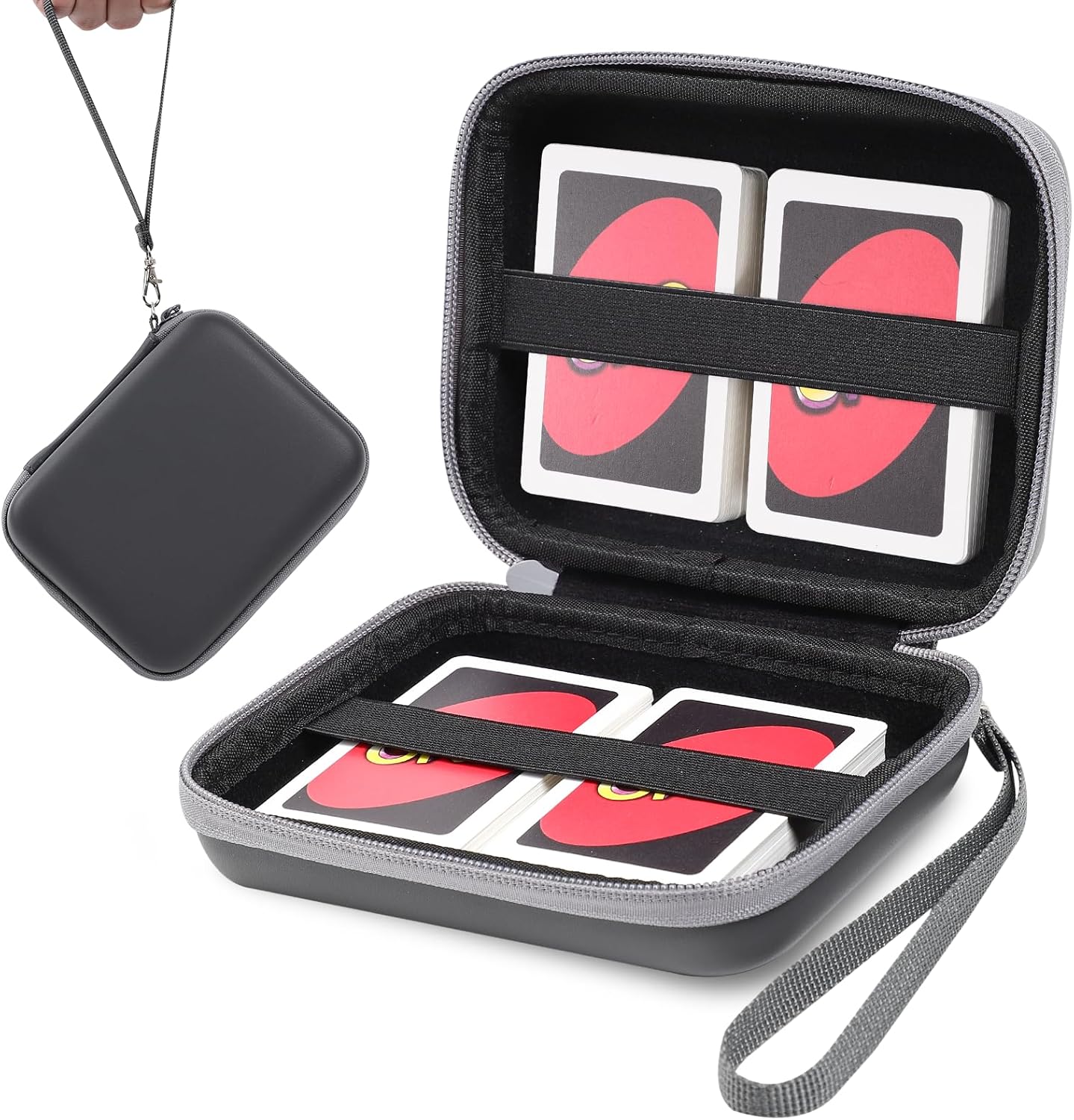 tombert Carrying case for PTCG Trading Cards, Hard-Shell Storage Box fits Magic...