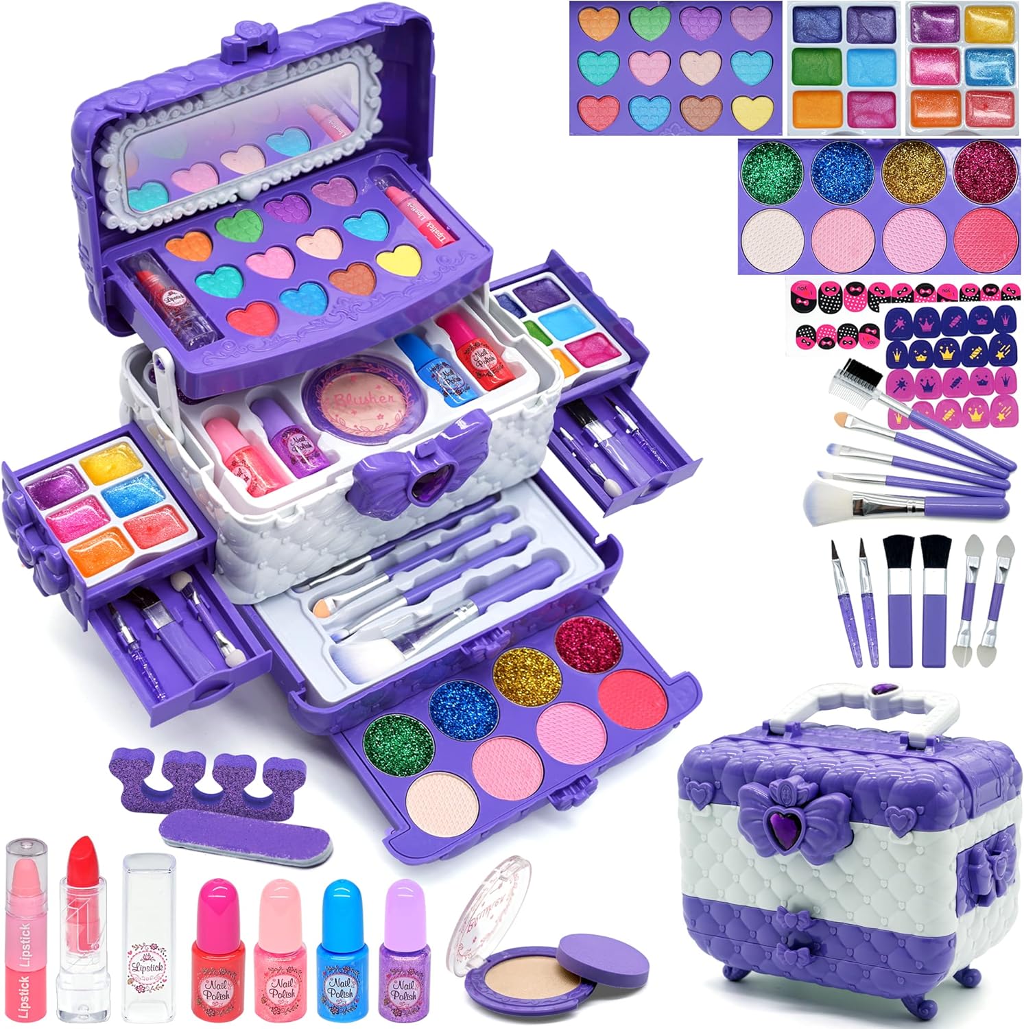 Kids Makeup Sets Girls Toys - unicorn gifts for girls Washable Make Up Starter K...