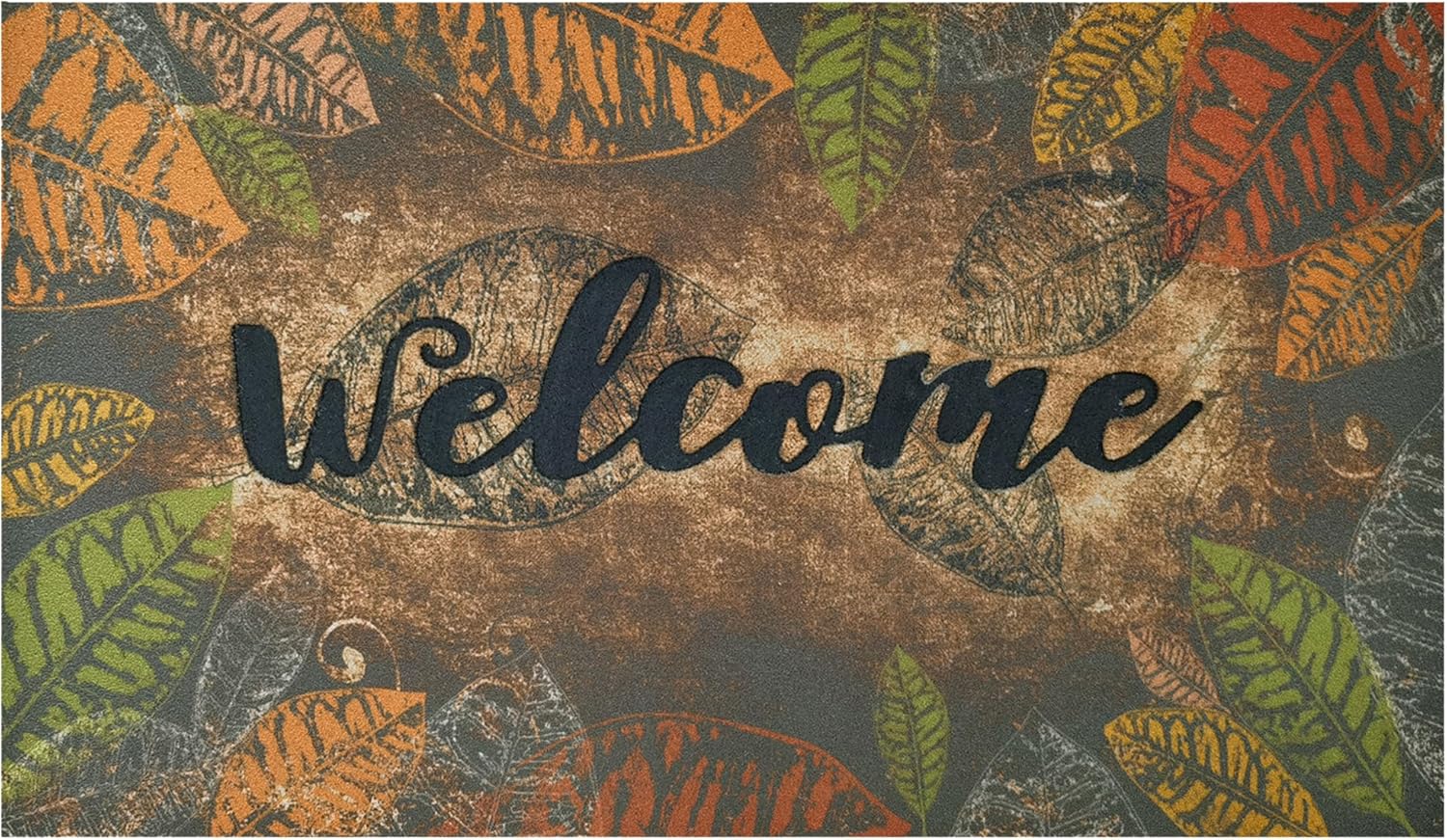 CHICHIC Door Mat Welcome Mat 17x 30 Inch Front Door Mat Outdoors for Home Entran...