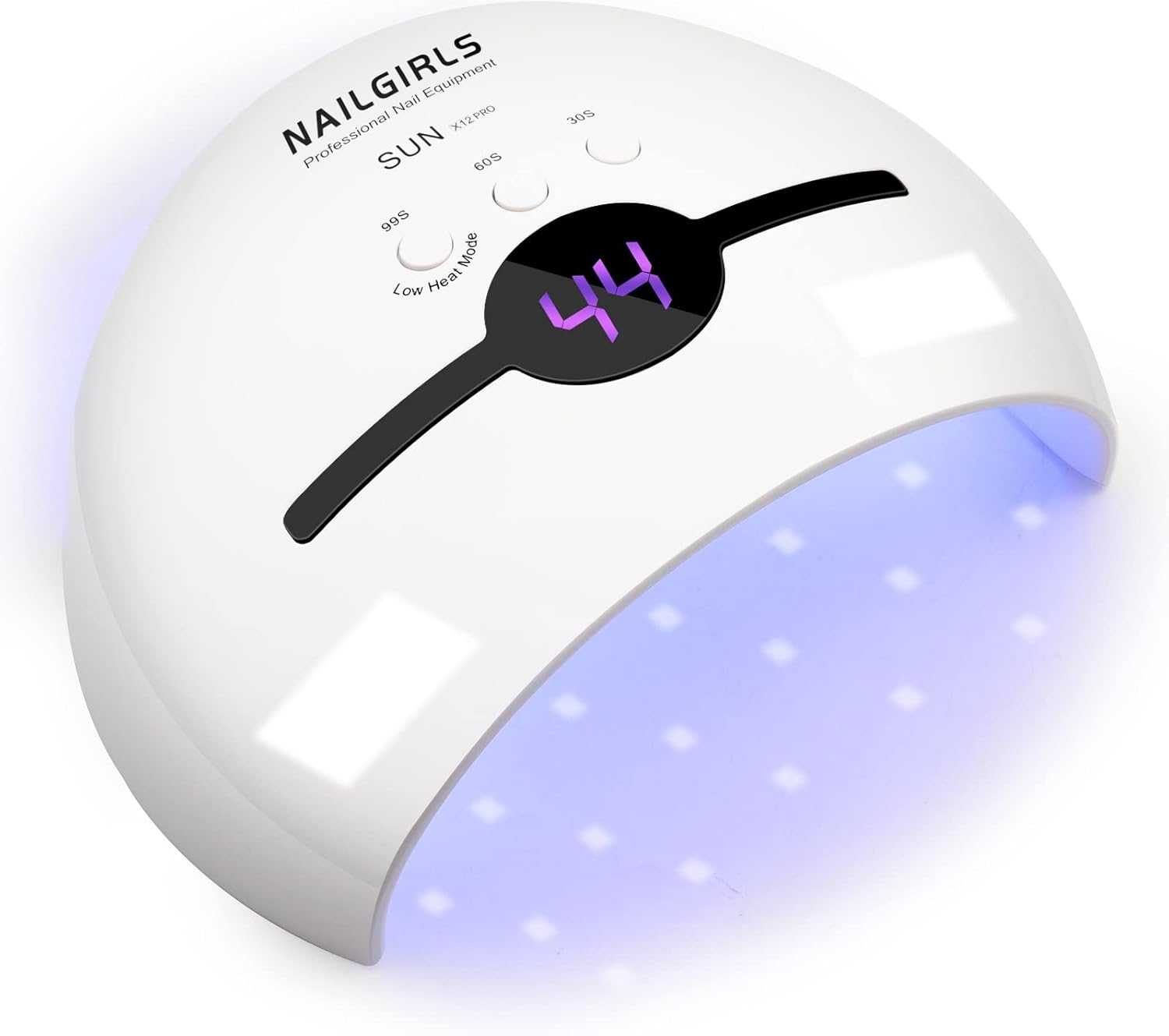 NAILGIRLS Portable Gel UV LED Nail Lamp, 48W LED UV Nail Lamp for Gel Nails Poli...