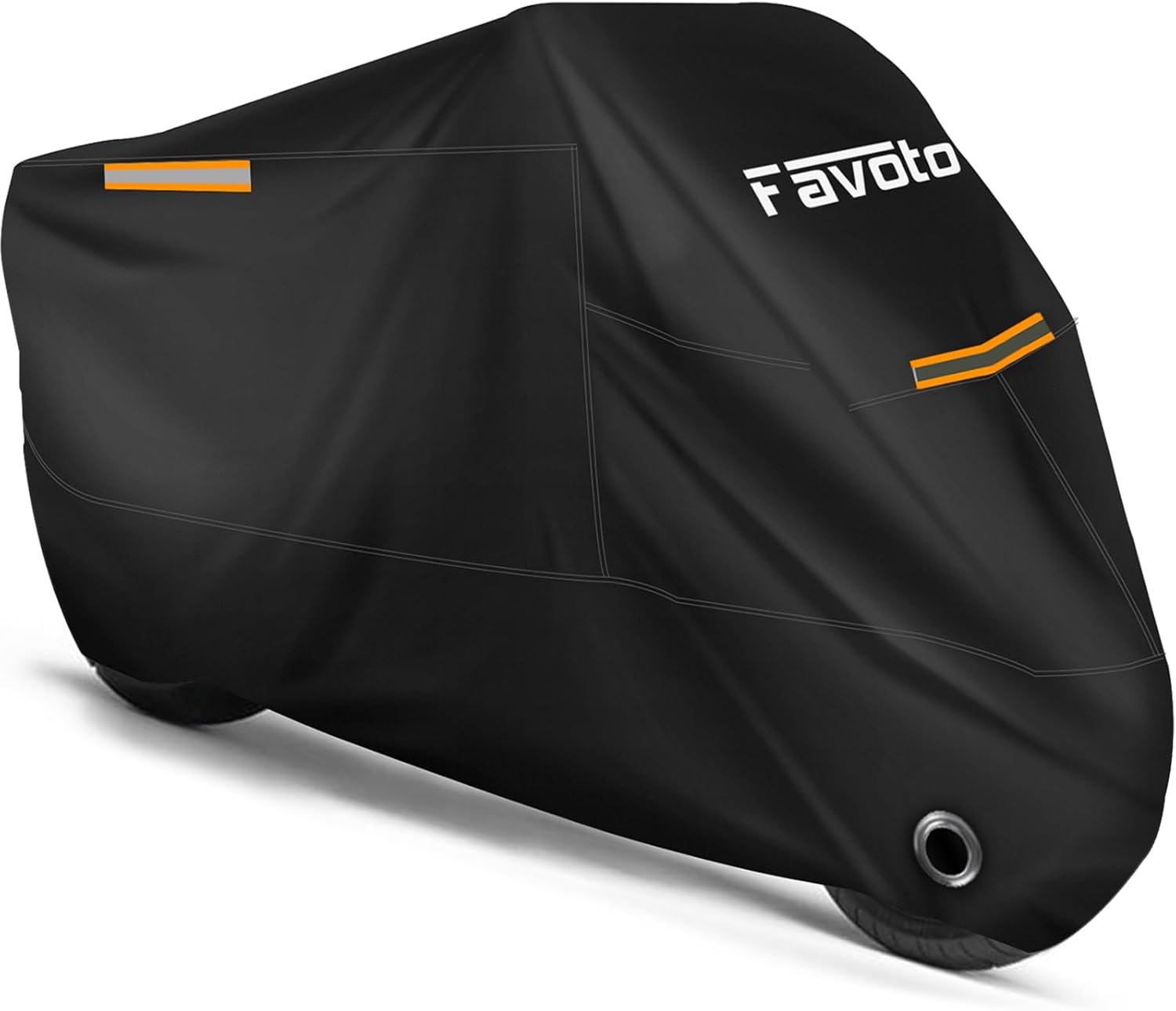 Favoto Motorcycle Cover All Season Universal Sturdy Material Waterproof Sun Outd...