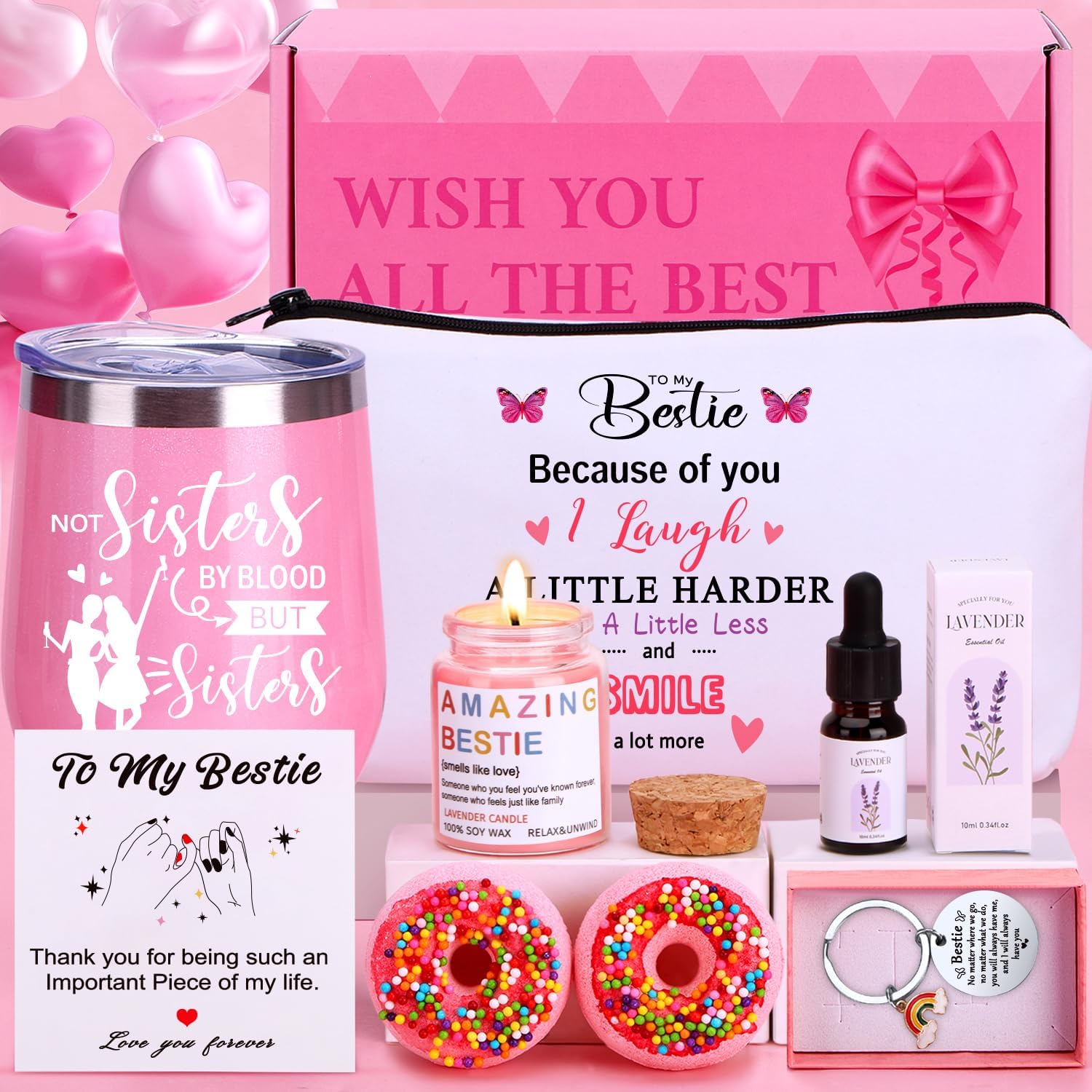Birthday Gifts for Women Best Friend, Best Friend Bestie Gifts for Women, Friend...