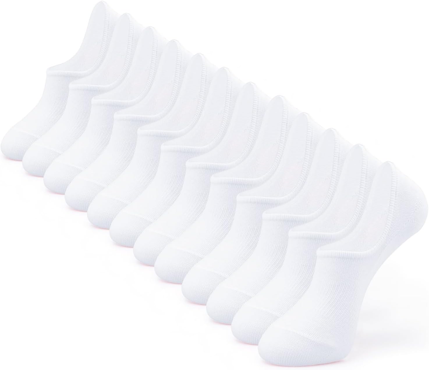 IDEGG No Show Socks Womens and Men Low Cut Ankle Short Anti-slid Athletic Runnin...