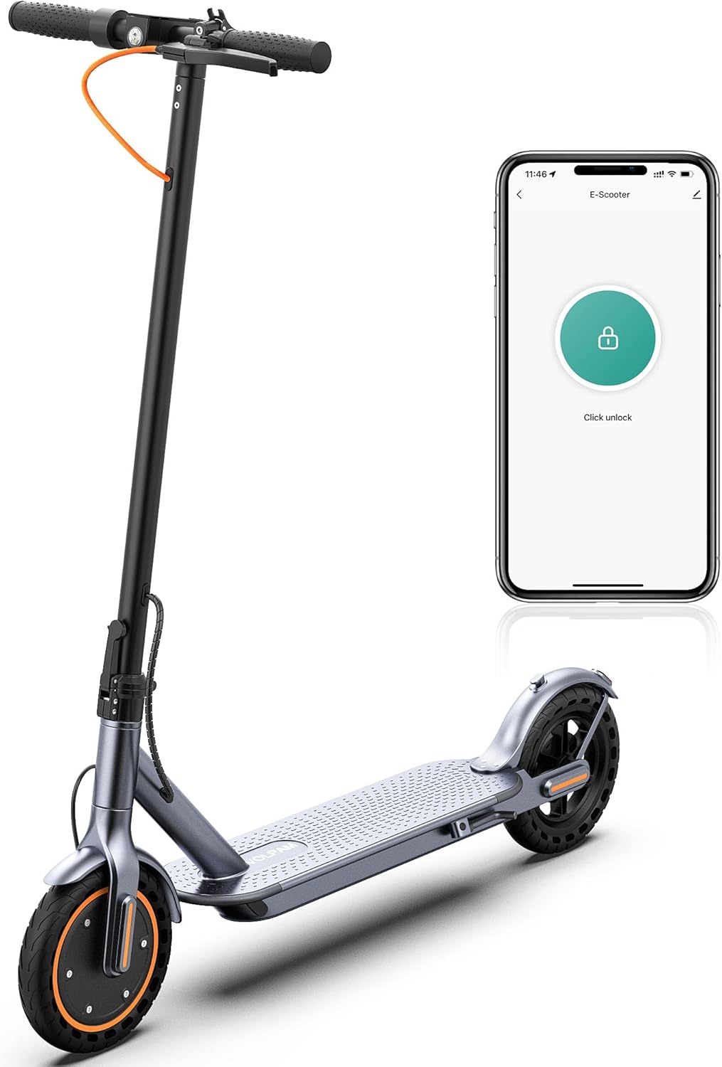 8.5''/10'' Electric Scooter Adult, Powerful 350W/500W Motor, Max Range 21-27 Mil...