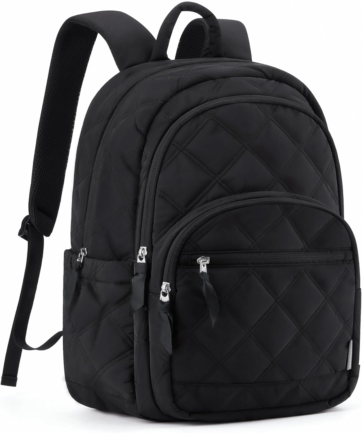 BAGSMAT Travel Laptop Backpack, Fluffy College Backpack for Women, Quilted Small...
