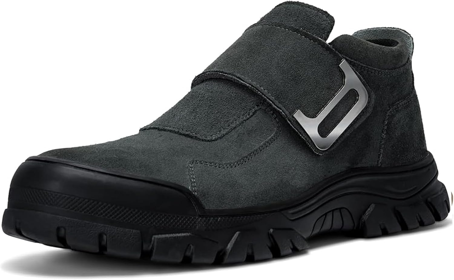 Welding Work Boots for Men Slip on Steel Toe Shoes for Men Soft Comfortable Safe...