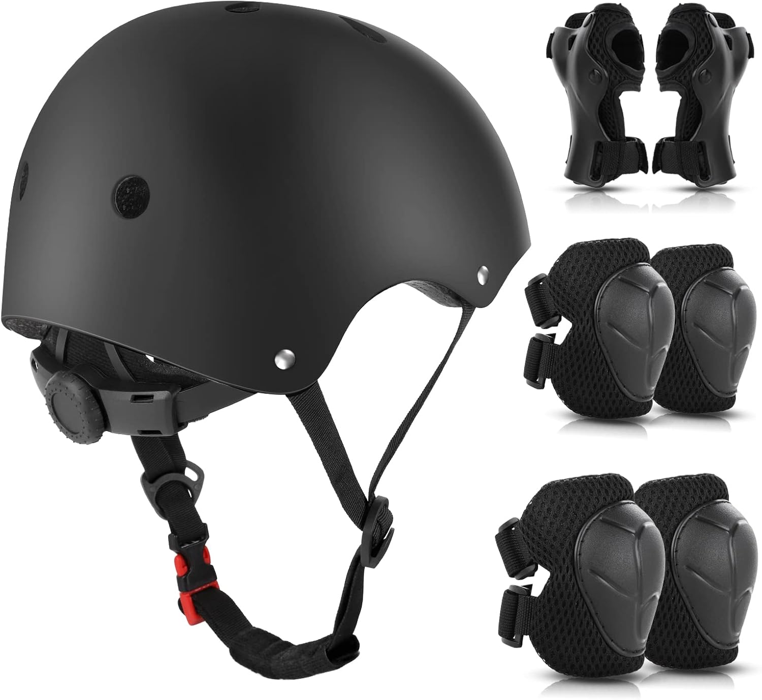WayEee Kids Bike Helmet Age 4 Skateboard Helmet for 4-12 Years Boys Girls Adjust...