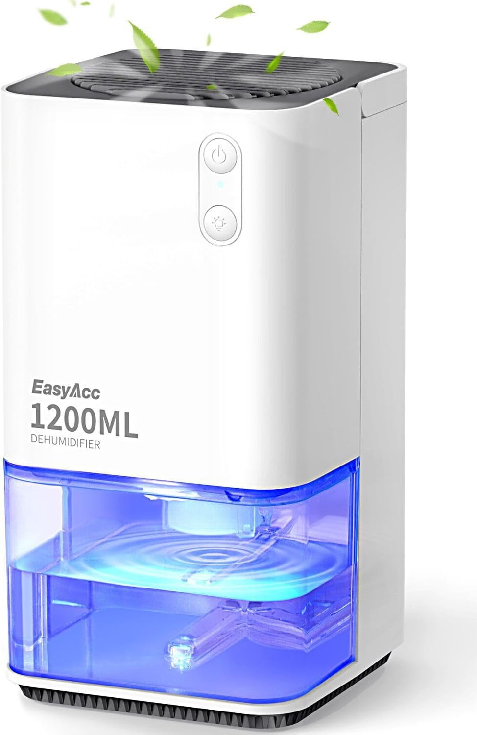 Dehumidifier for Home Damp, EasyAcc 1200ml Electric Dehumidifier with Ultra Quie...