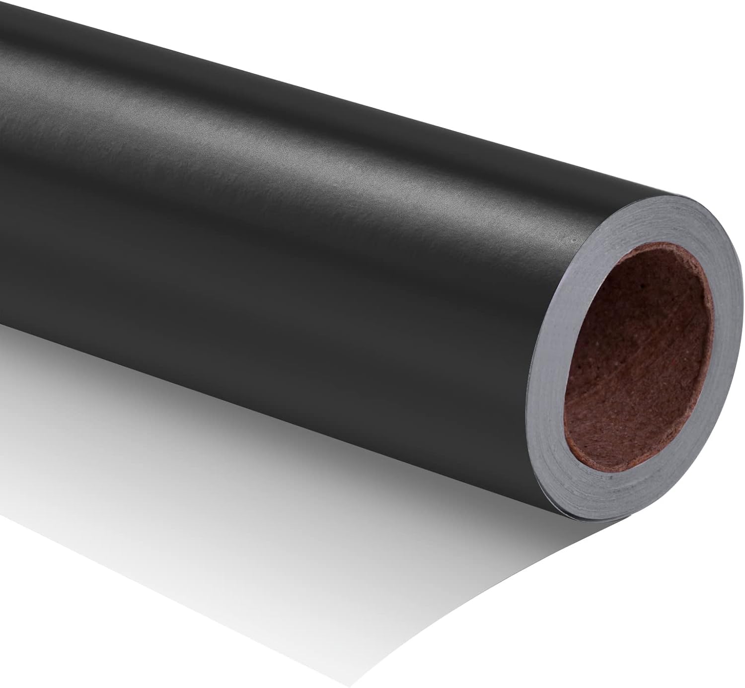 RUSPEPA Black Metallic Wrapping Paper - Solid Color Matte Paper Perfect for Wedd...