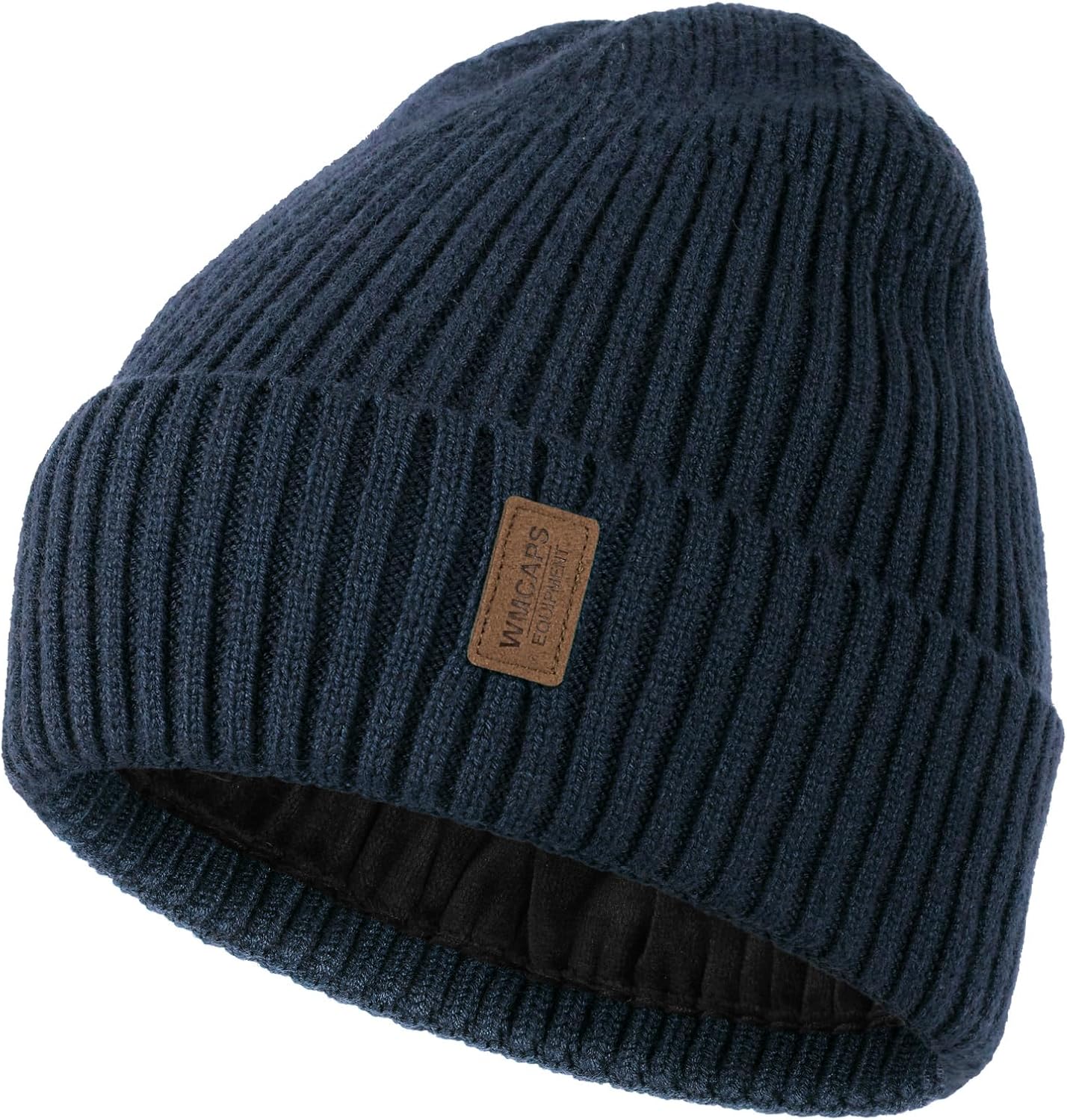 Wmcaps Beanie for Men, Unisex Classic Knit Beanie Winter Hat Stretchy Soft Cuffe...