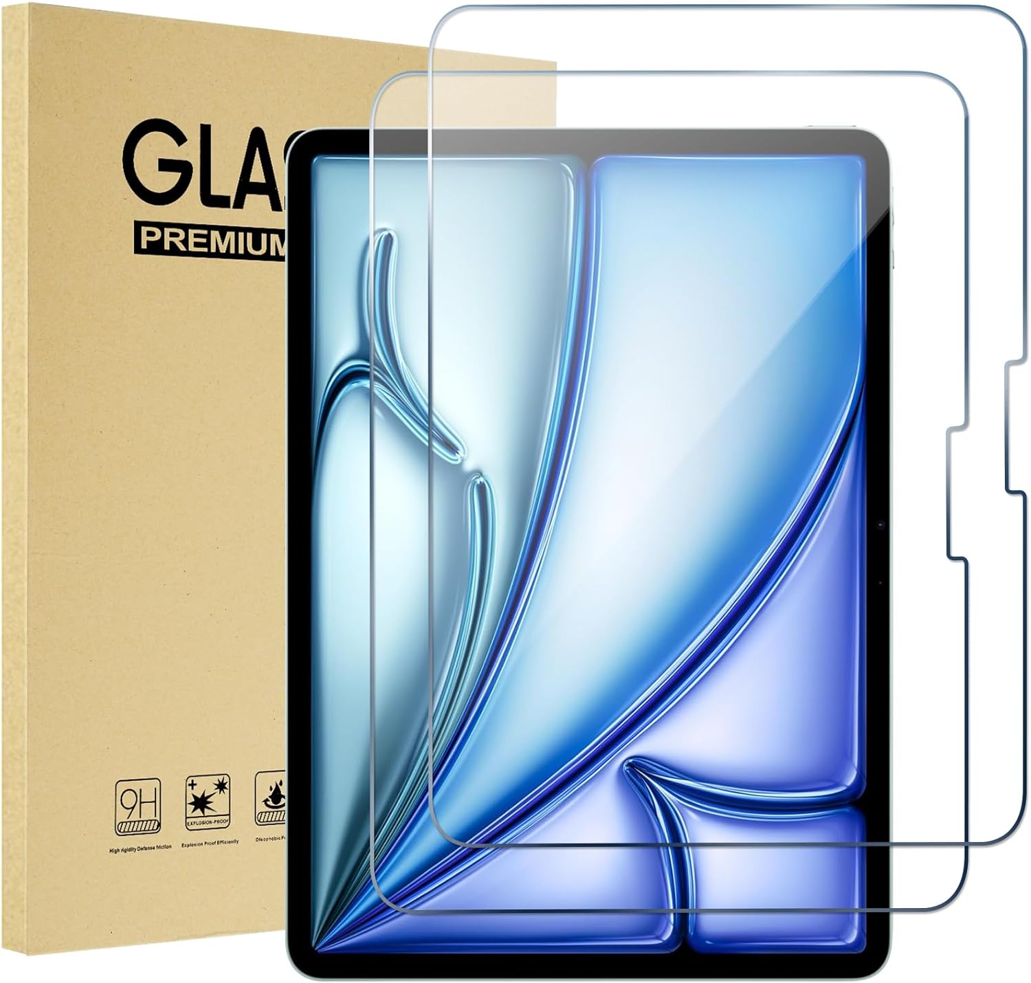 ProCase Screen Protector for iPad Pro 13 Inch(M4)/ iPad Air 13 Inch(M2) 2024 Tem...