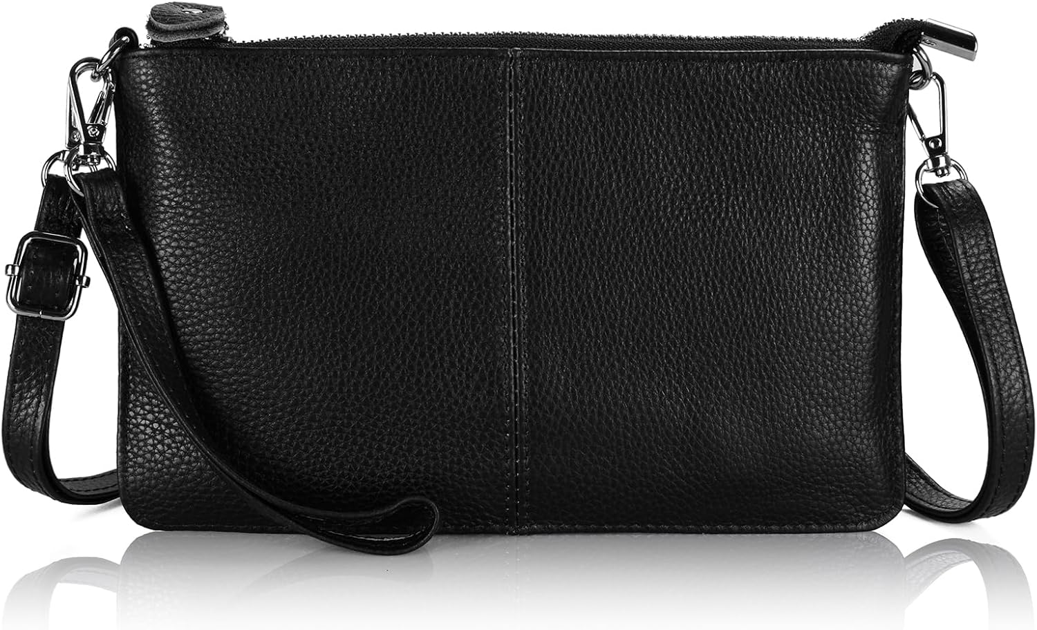 befen Genuine Leather Wristlet Clutch Wallet Purses Small Crossbody Bags Shoulde...