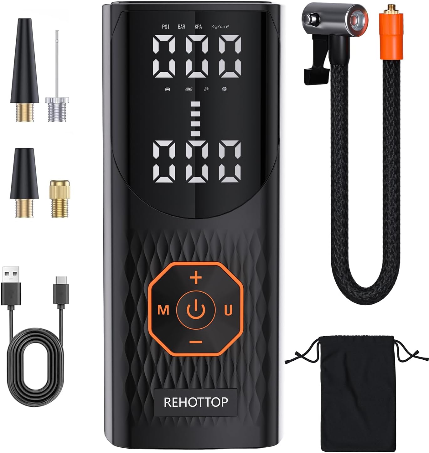 Tire Inflator Portable Air Compressor, 160PSI Air Pump for Car Tires, 5X Faster...