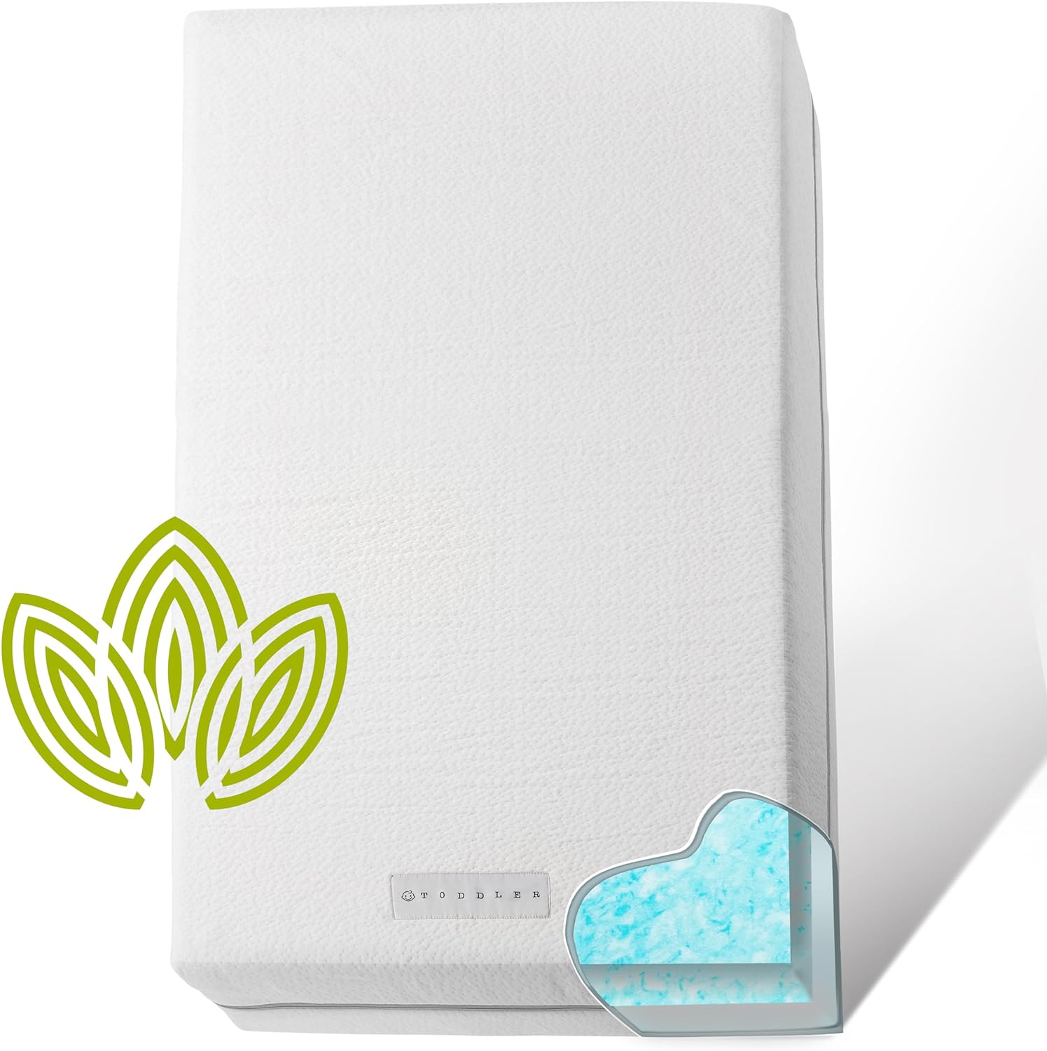 Organic Cotton Dual-Sided Crib Mattress | 2-Stage...