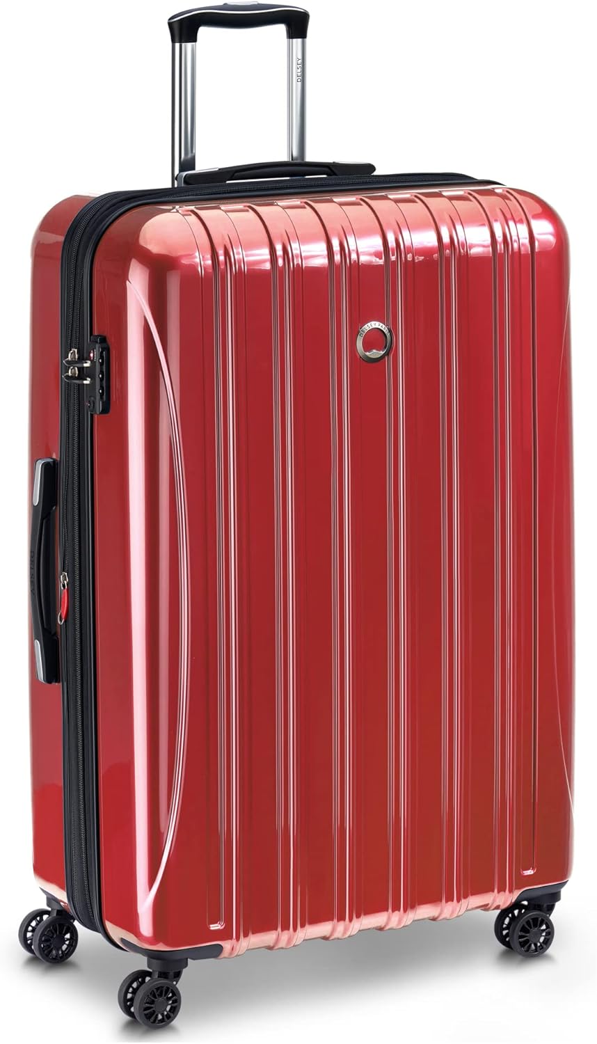 DELSEY PARIS Helium Aero Hardside Expandable Luggage with Spinner Wheels, Brick...