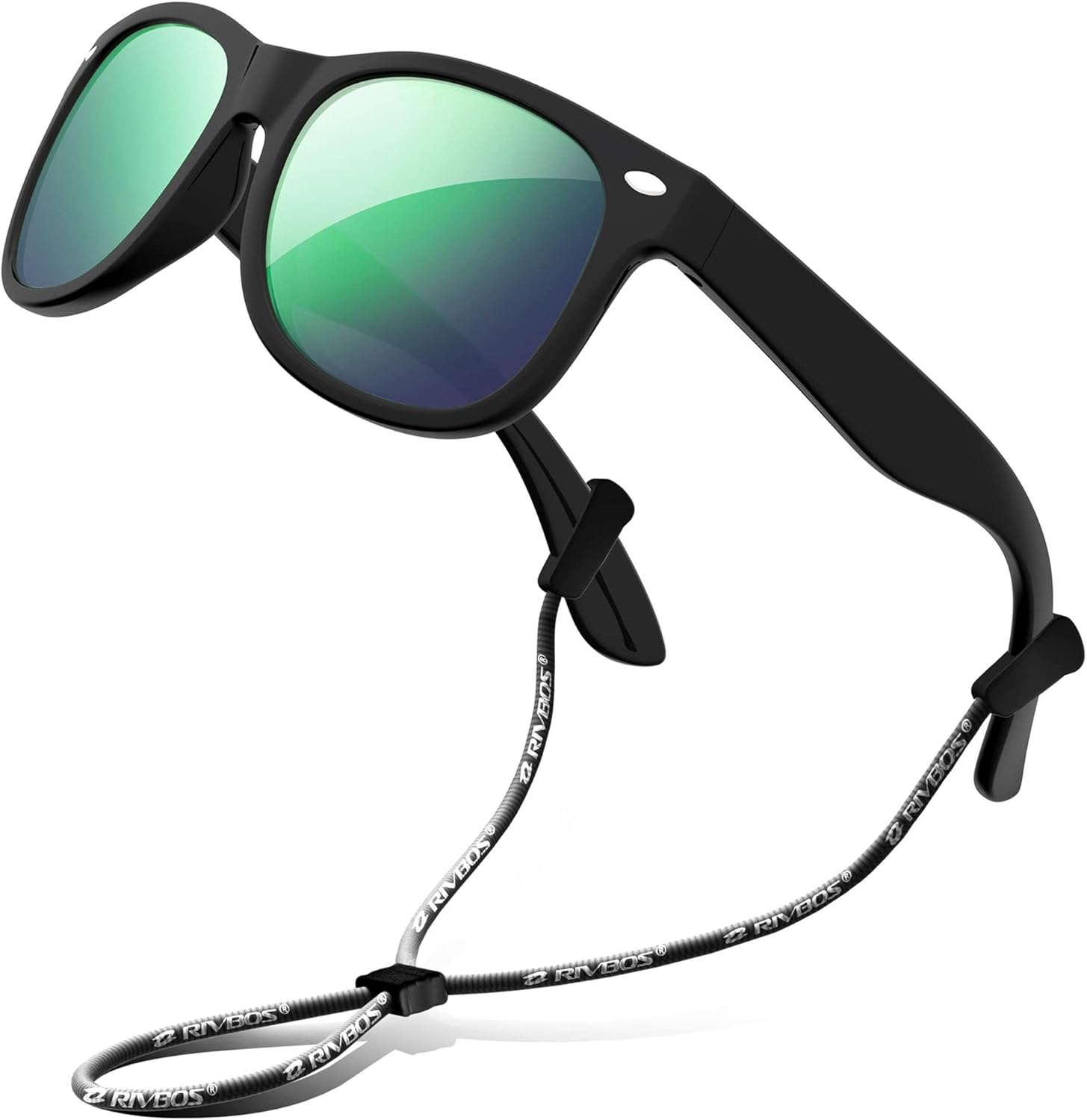 RIVBOS Kids Sunglasses Polarized UV Protection Flexible Rubber Glasses Shades wi...