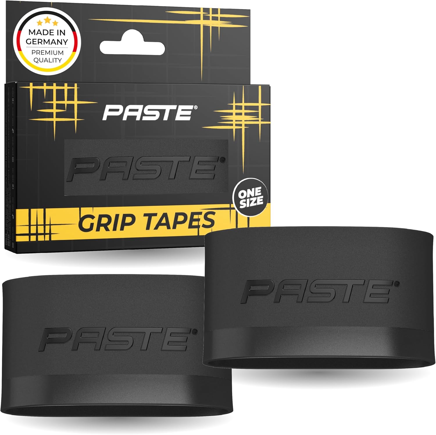 PASTE ® Silicone Football Shin Pad Holder for Men, Women & Children Black