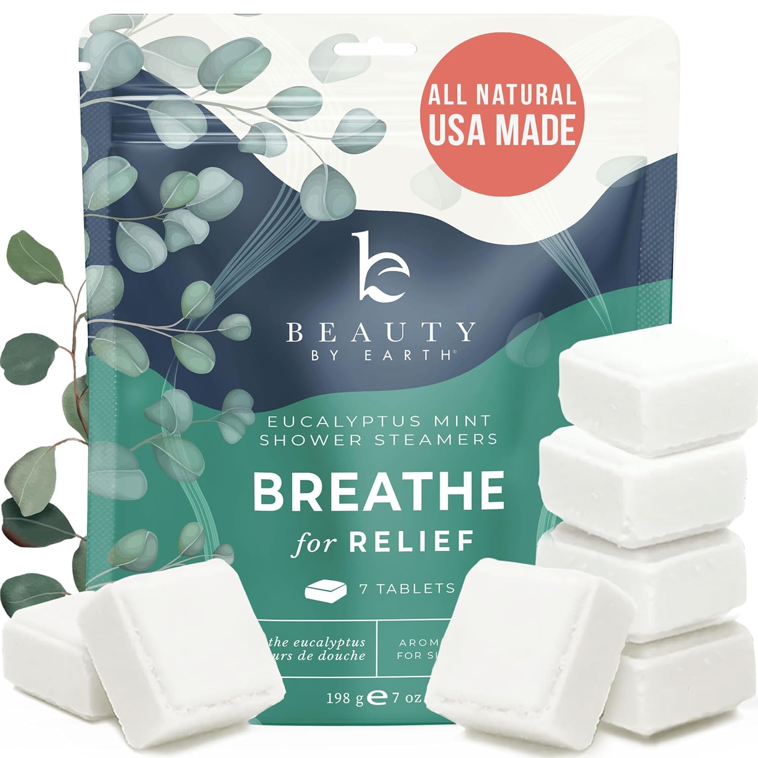 Shower Steamers Aromatherapy - USA Made with Natural Ingredients & Eucalyptus Es...