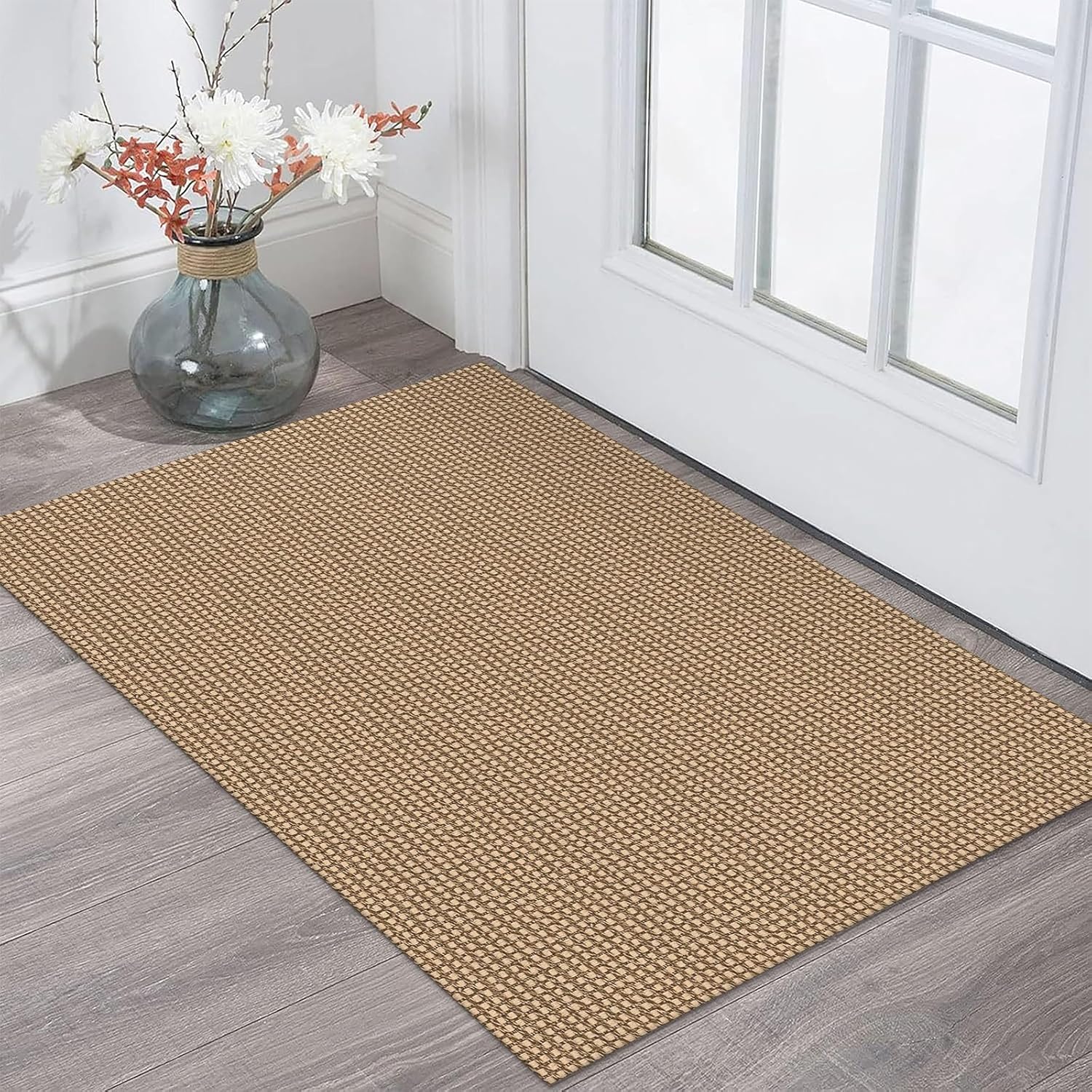 KOZYFLY Boho Rugs for Entryway 2x3 ft Small Area Rugs Washable Rugs Rubber Backe...