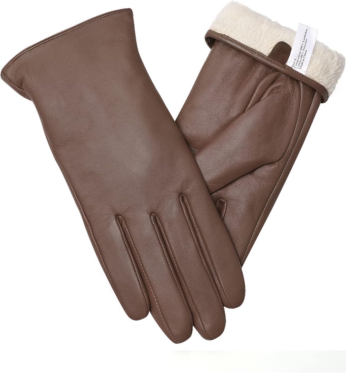 Vislivin Full-Hand Womens Touch screen Gloves Genuine Leather Gloves Warm Winter...