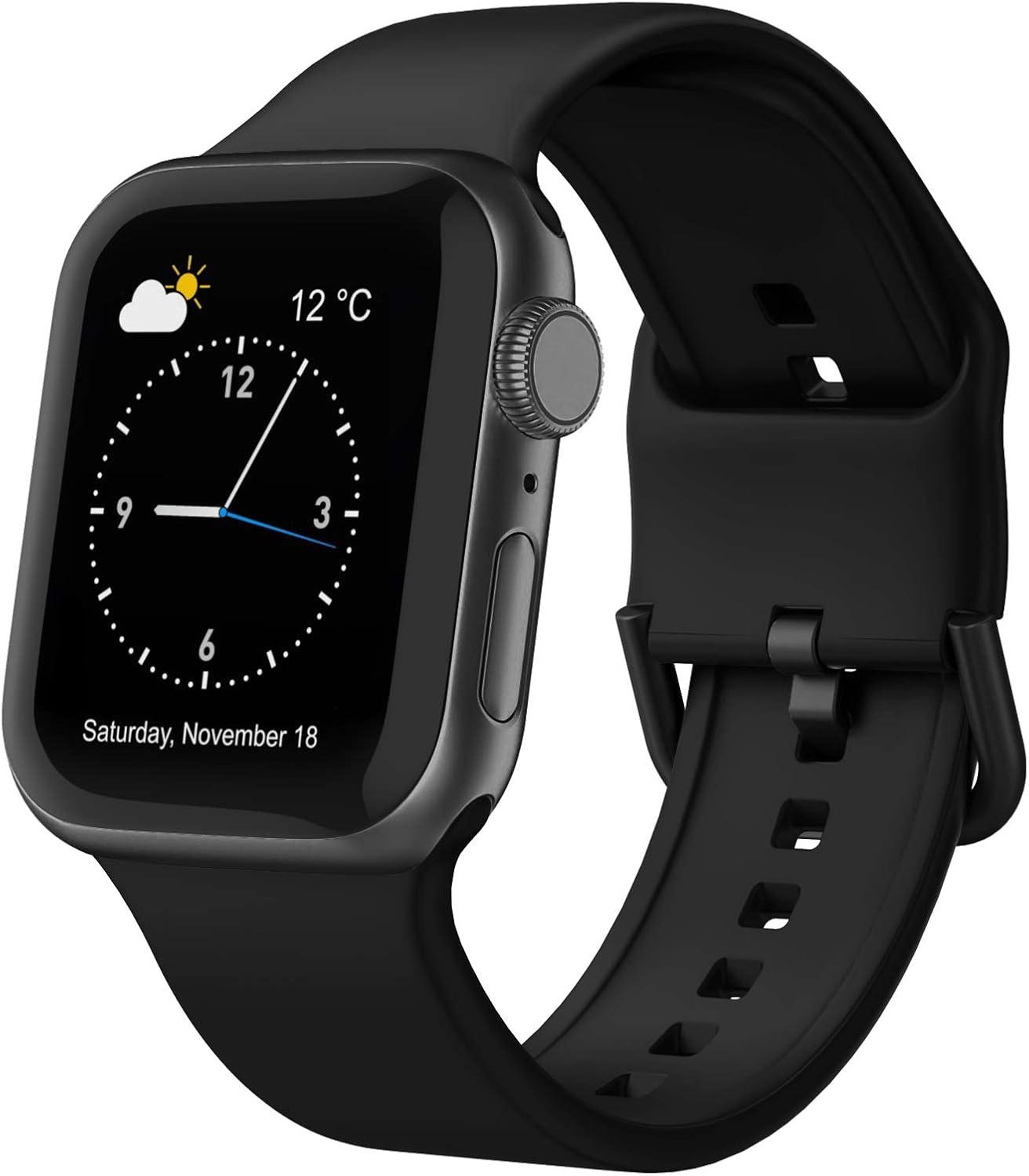 Sport Band Compatible with Apple Watch Bands 49mm 46mm 45mm 44mm 42mm 41mm 40mm...