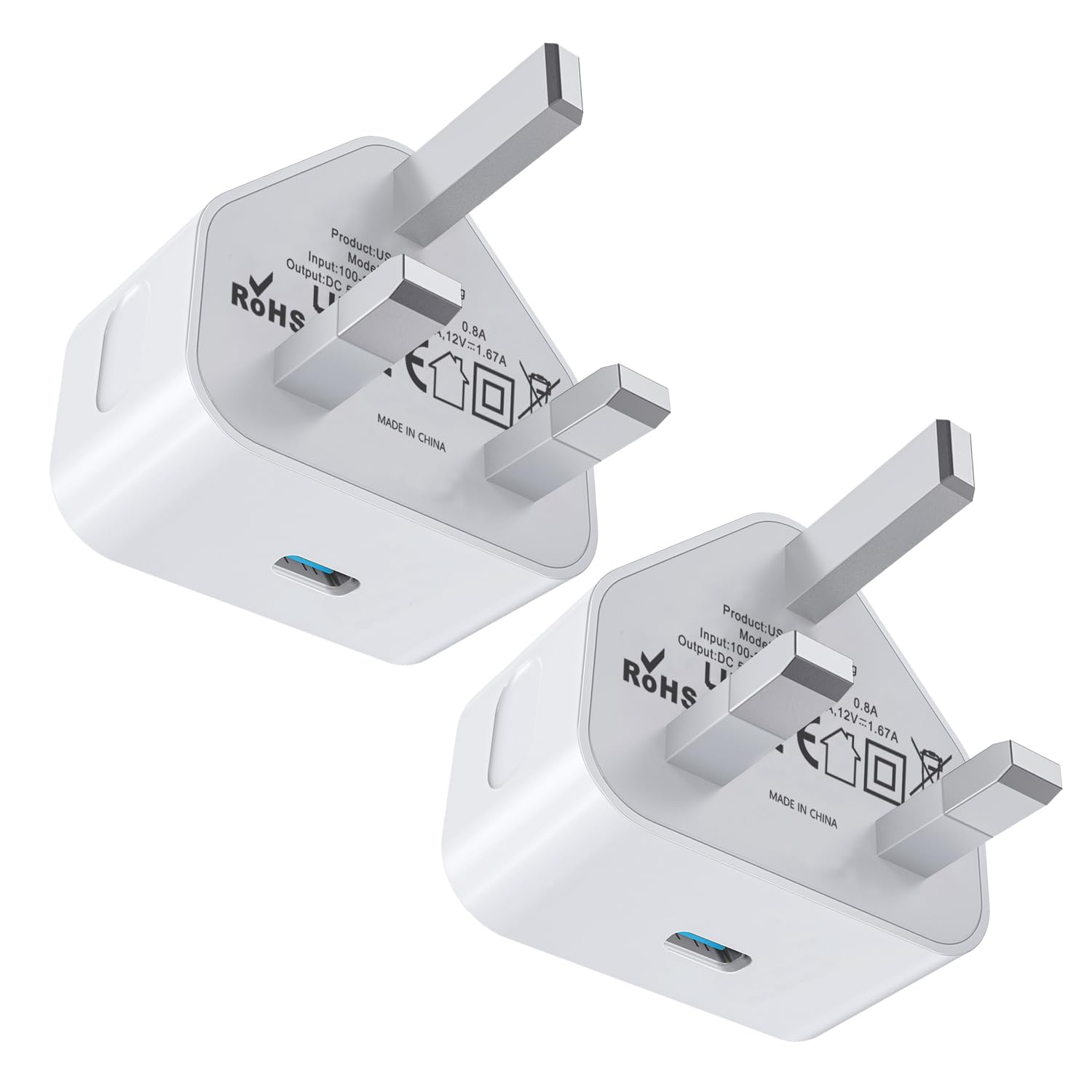 USB C Plug,USB Type C Charger Plug Fast Charge for iPhone 16/16 Pro/16 Pro Max/1...