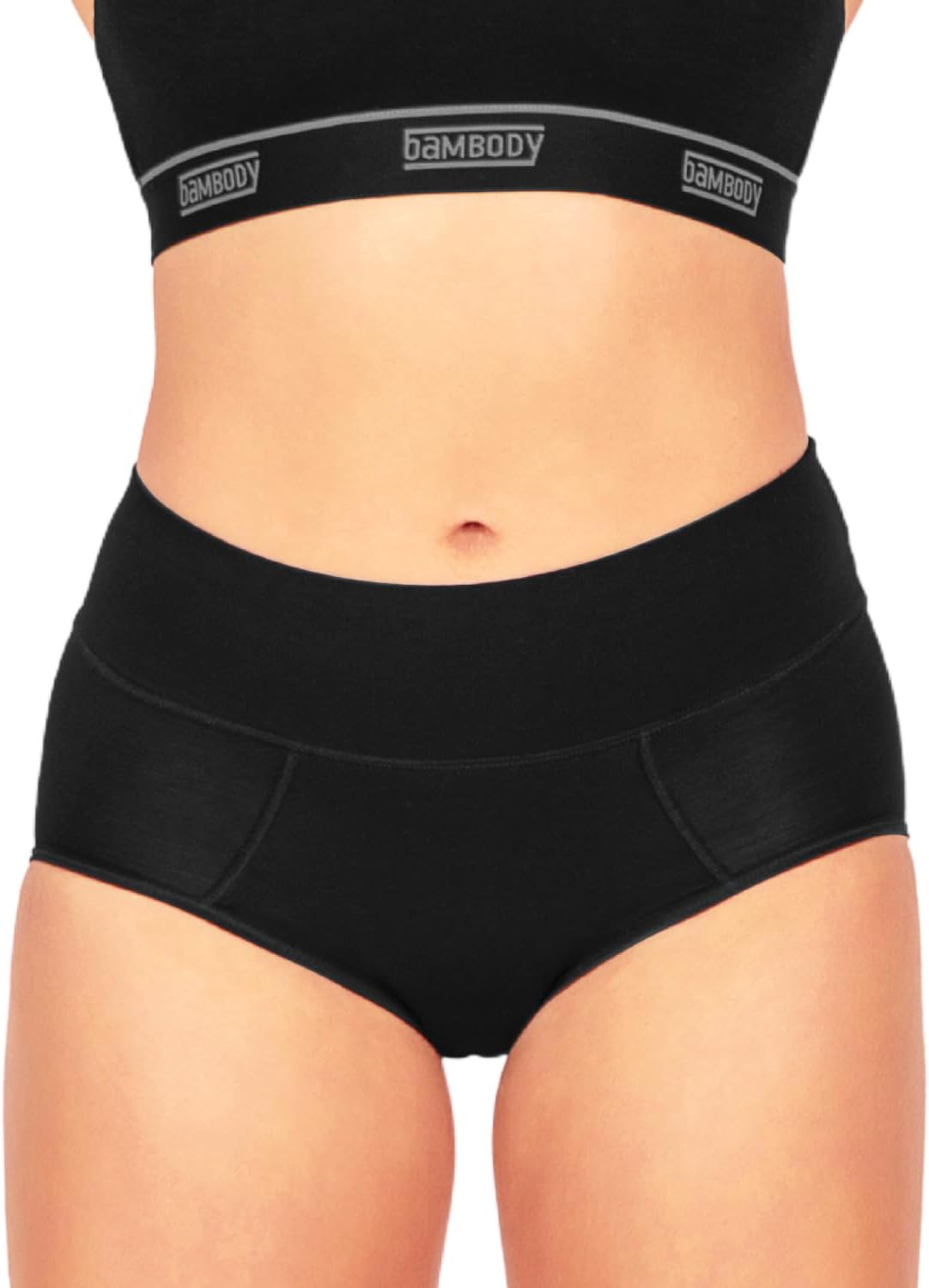 Bambody Absorbent Panties, Period Underwear for Women and Teens - Leakproof, Sof...