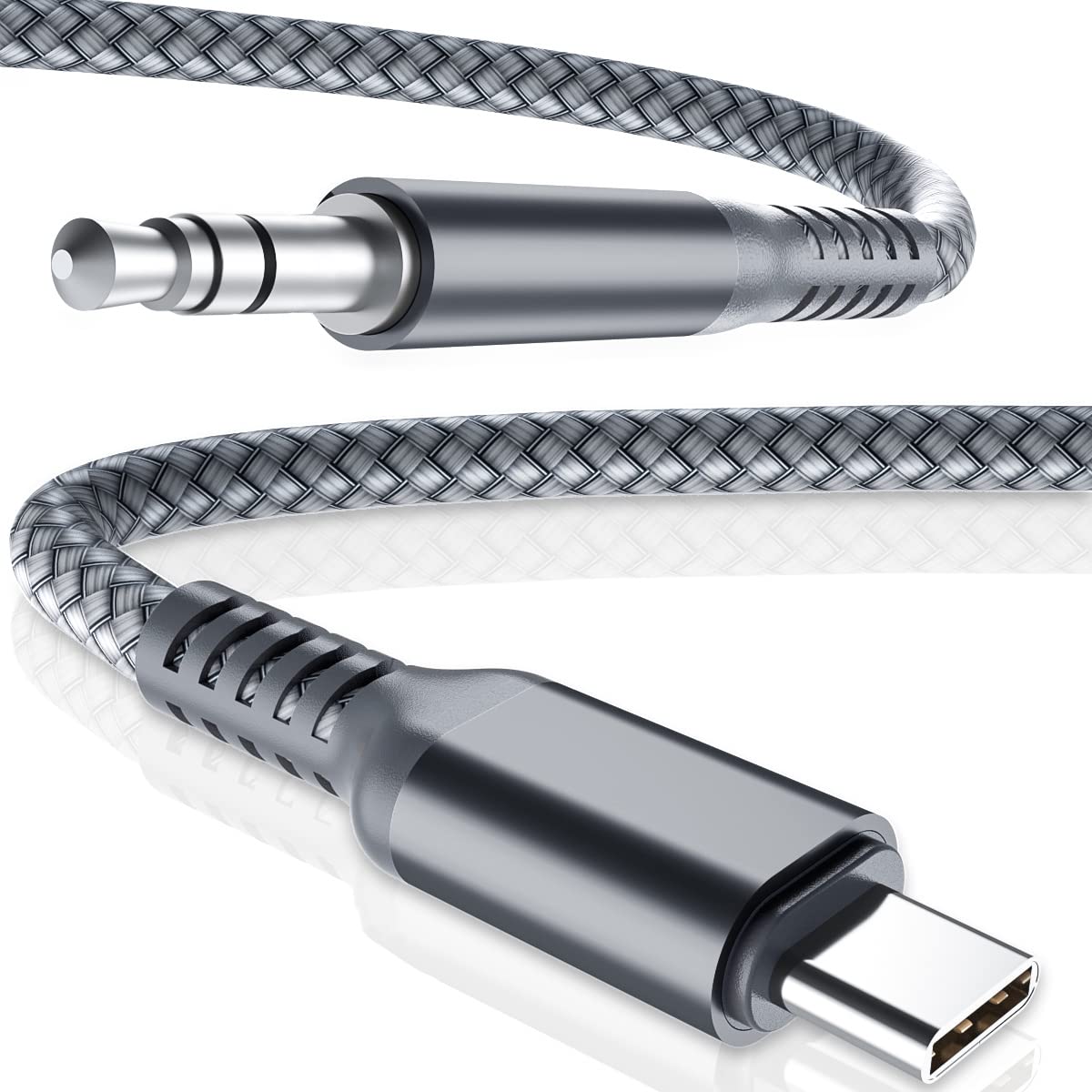 Elebase iPhone 16 15 Pro Max USB C Aux Cable 1.2M,Type C 3.5MM Jack Audio Adapte...