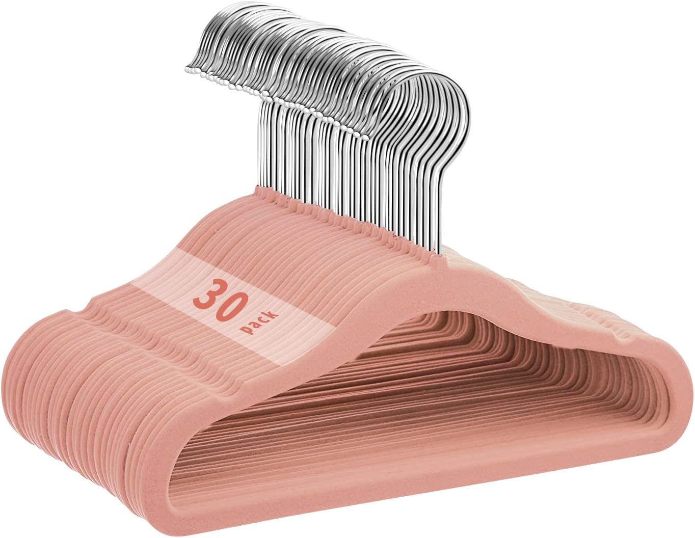 MangoKit 30 Pack Non-Slip Kids Velvet Hangers, Ult...
