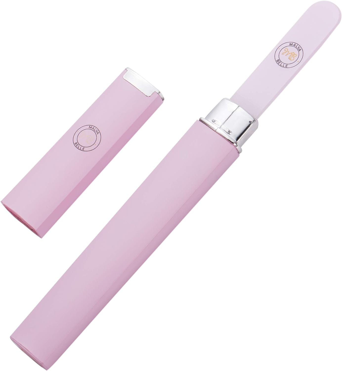 Malva Belle Best Crystal Glass Nail File – Long Lasting Double Sided Tempered Gl...