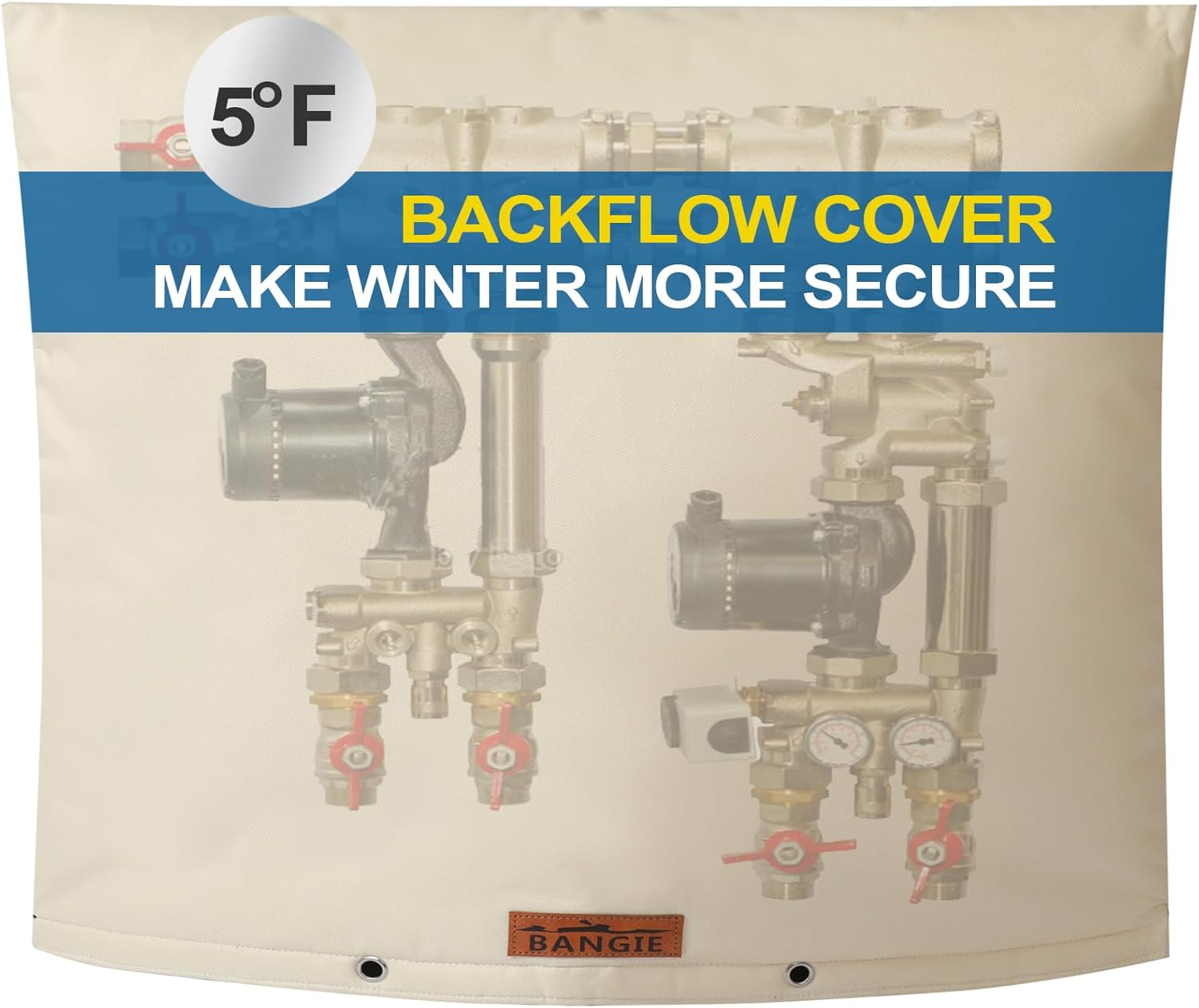 BANGIE Backflow Preventer Insulation Cover | 5 Layers of Protection Preventer Co...