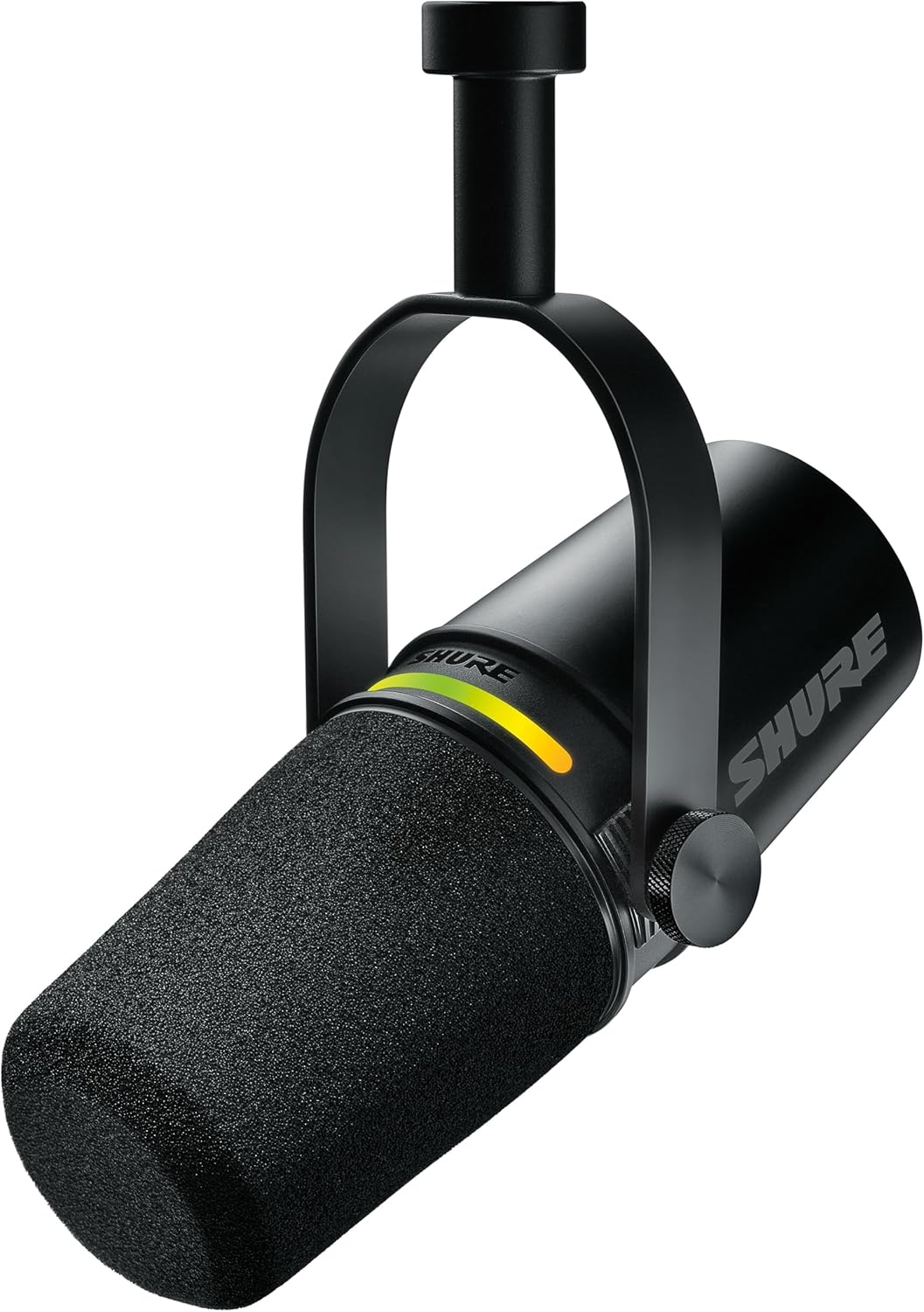Shure MV7+ Podcast Dynamic Microphone. OBS Certified, Enhanced Audio, LED Touch...