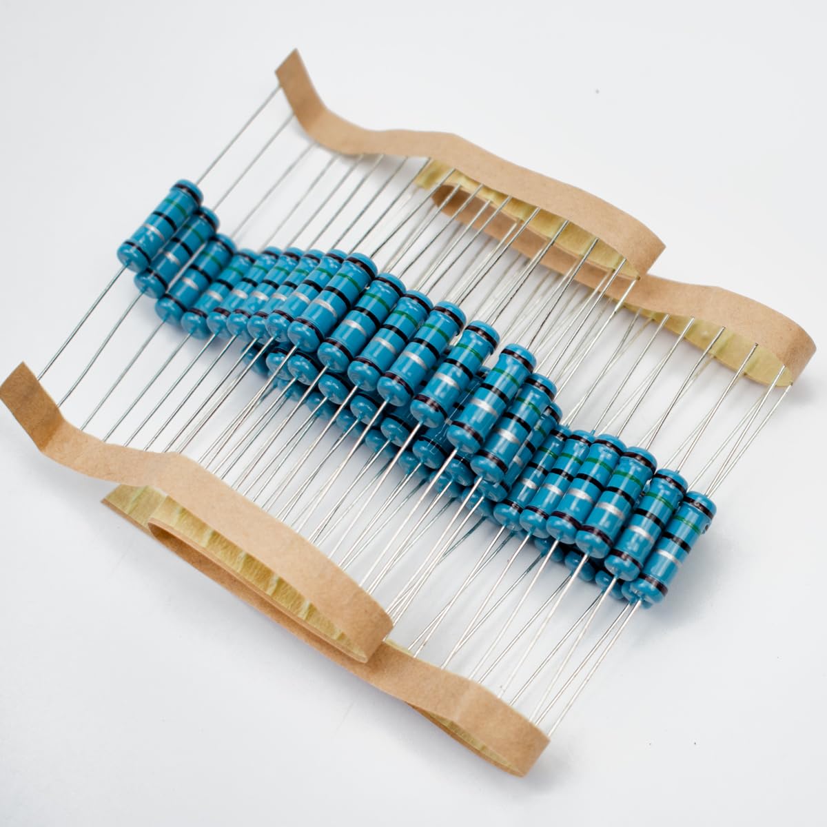 Innfeeltech 50 Pcs 2W 1% Tolerance 1.5 Ohm Metal Film Resistor Resistance for DI...