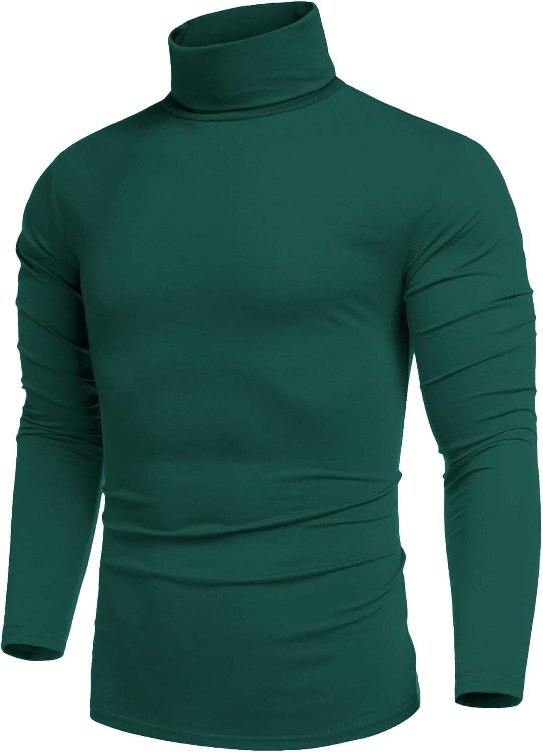 COOFANDY Men's Turtleneck Jumpers Long Sleeve Roll Neck Tops for Men Basic High...