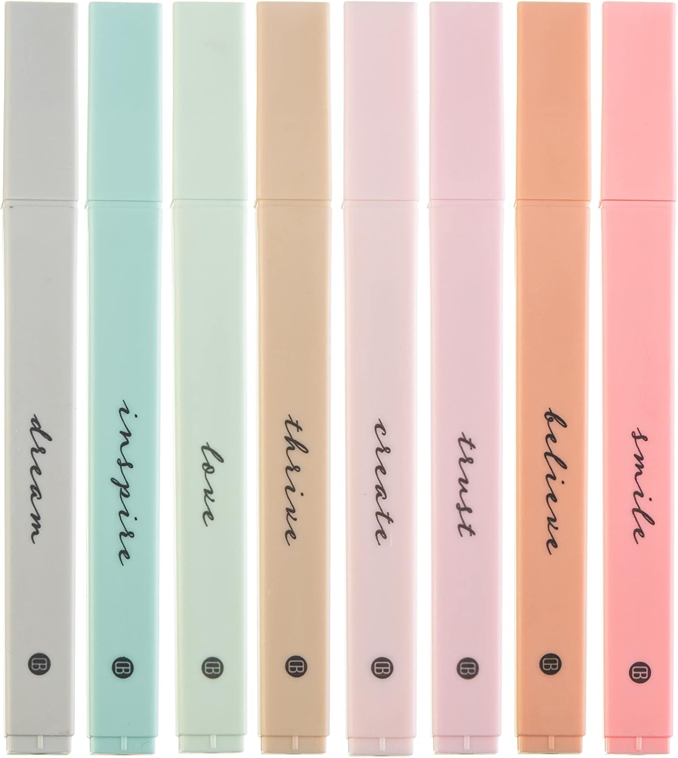DIVERSEBEE Bible Highlighters with Soft Chisel Tip, 8 Pack Assorted Colors Pens...