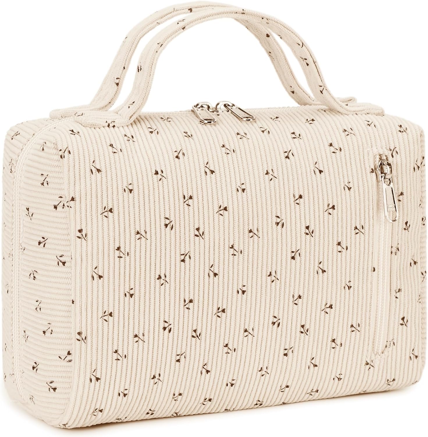 Bluboon Makeup Bag Zipper Pouch Travel Portable Cosmetic Bag Organizer for Women...