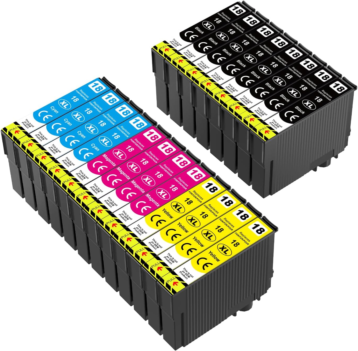 20 Pack 18XL Ink Cartridges Multipack Compatible for Epson 18 XL for Epson Expre...