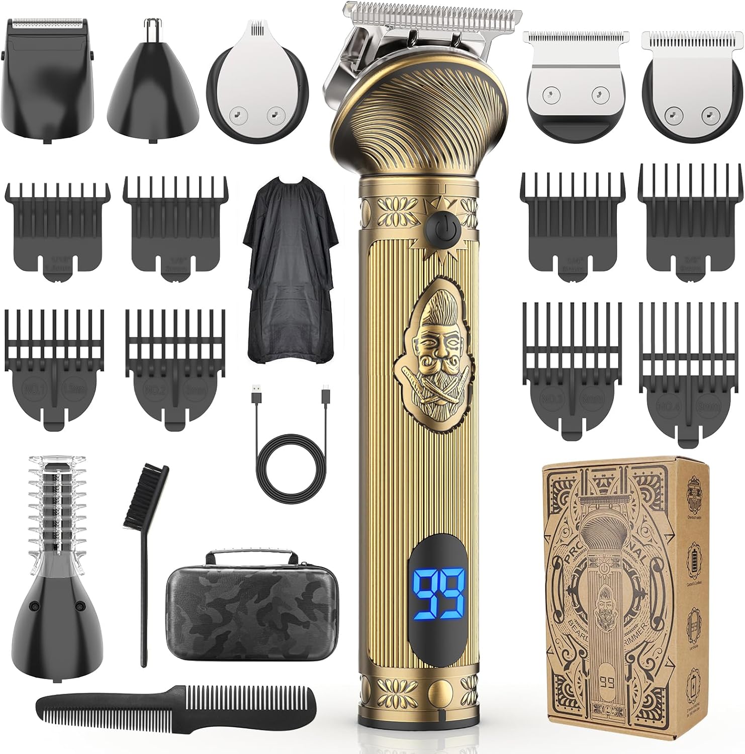 Beard Trimmer for Men, Electric Razor Shavers for...