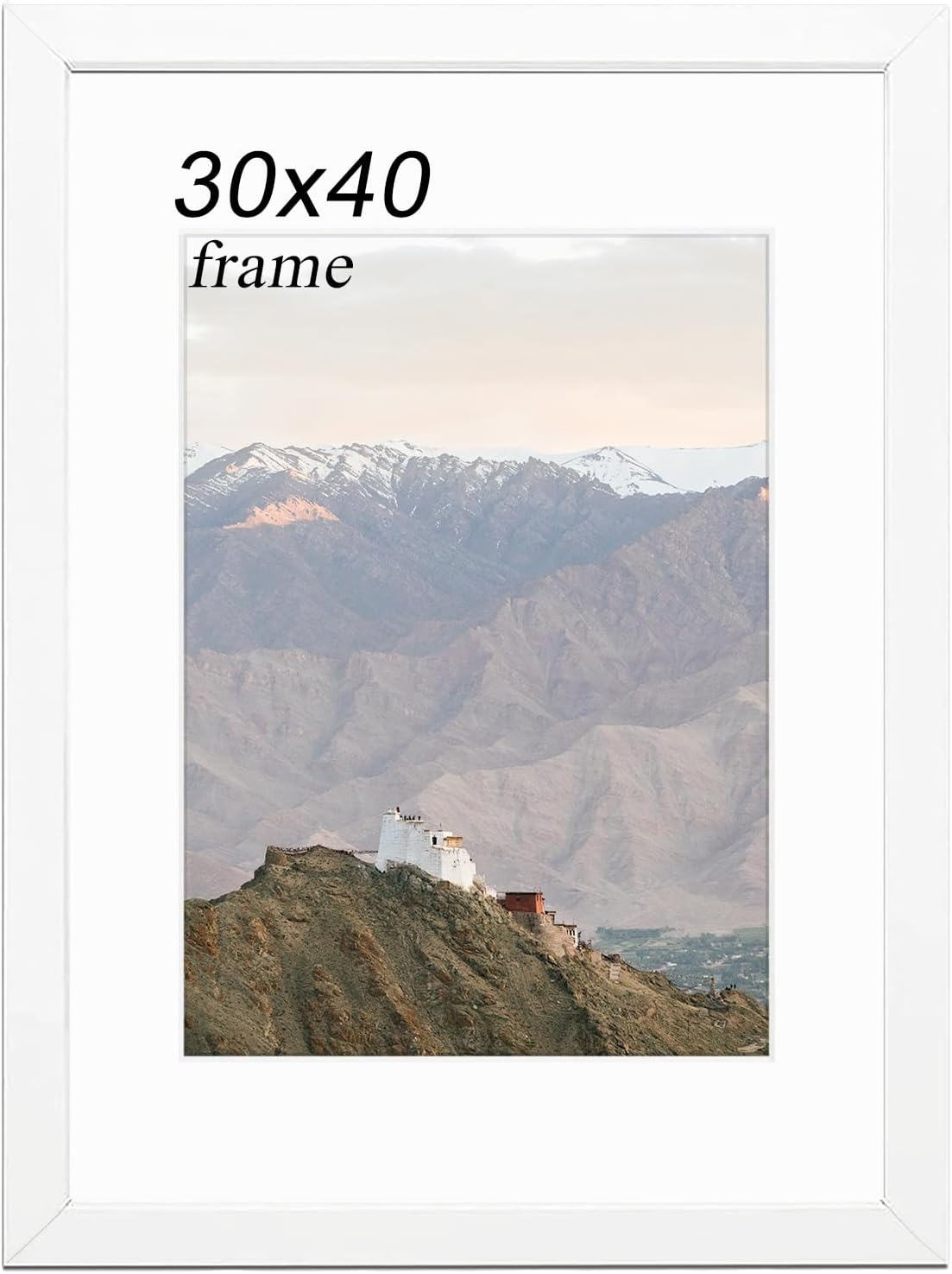 RUN HELIX Frame 30 x 40 cm (11.8x15.75inch), Wooden 30x40 Picture Frames with Ma...