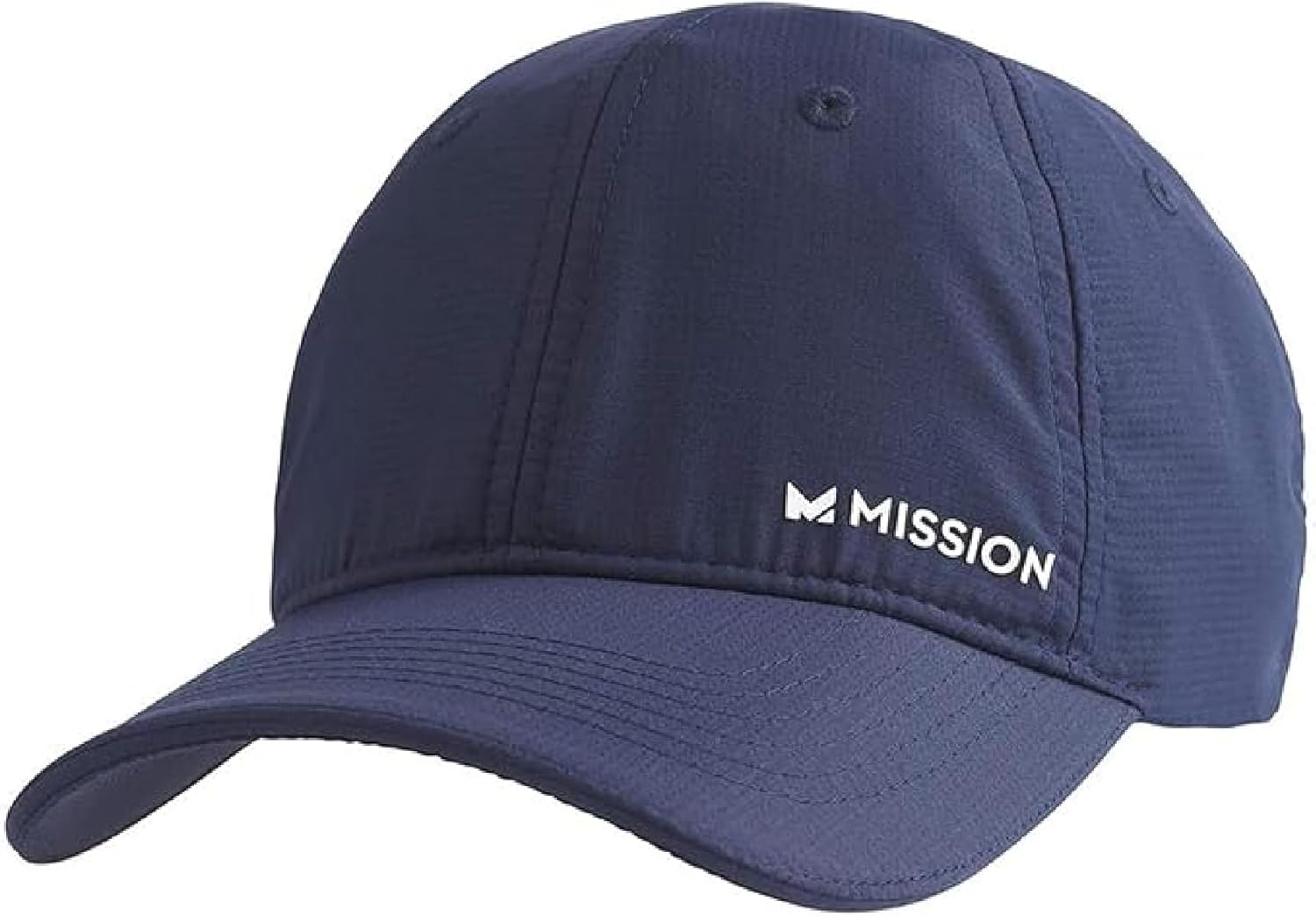 MISSION Cooling Performance Hat, Navy/White - Unisex Baseball Cap for Men & Wome...