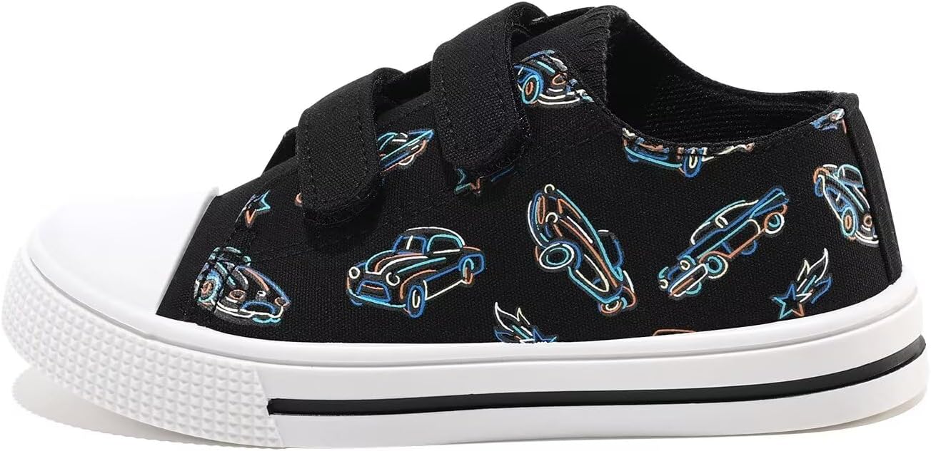 EUXTERPA Kids Trainers Boys Girls Easy Fasten Casual Sneakers Outdoor Shoes Walk...