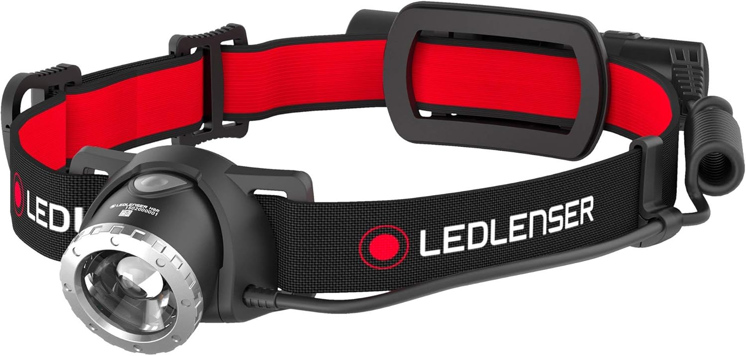 Ledlenser H8R Rechargeable Head Torch LED, 18650 Battery, 600 Lumens Super Brigh...
