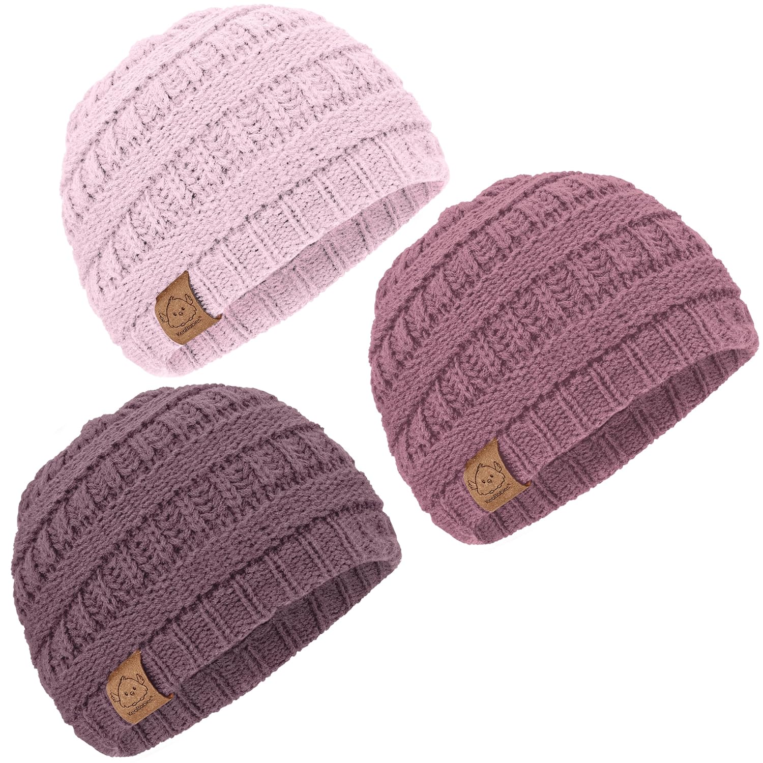 3-Pack Baby Beanies, Baby Hats - Newborn Hats, Toddler Winter Hat, Baby Boy Hats...