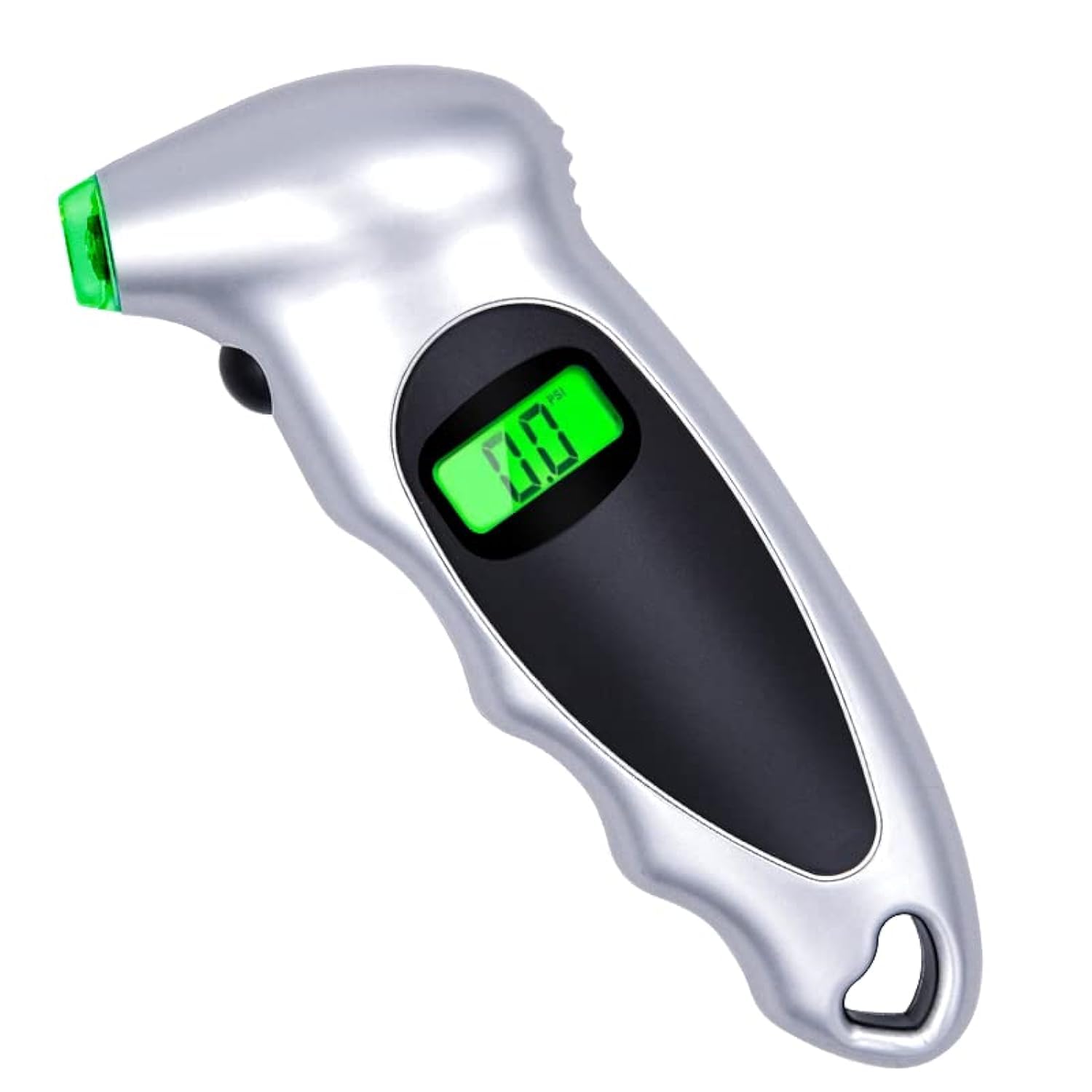 Digital Tire Pressure Gauge – Backlit Air Measurement Checker Tool for Bikes, Ca...
