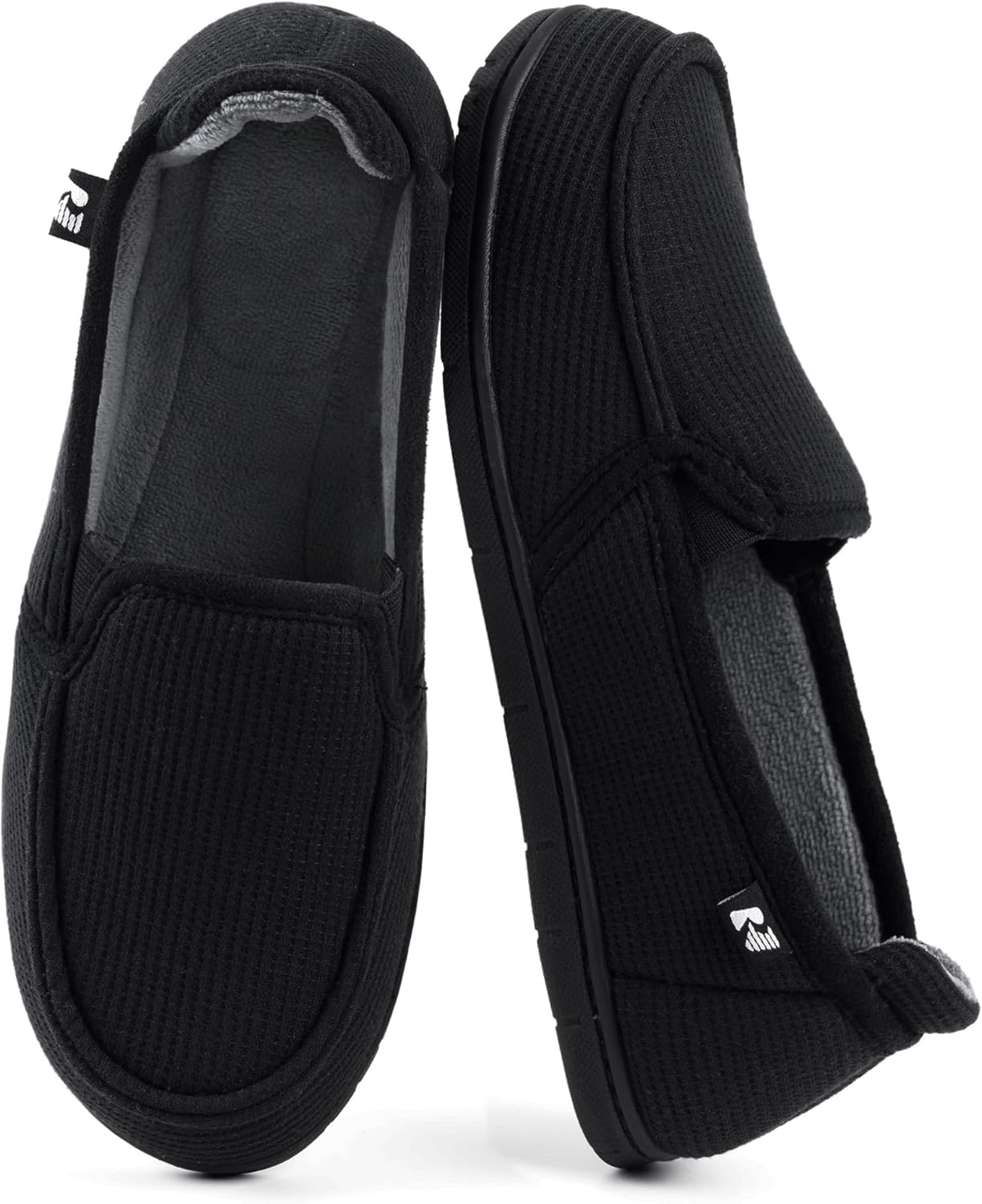 RockDove Women's Two-Tone Hoodback Slipper with Removable Insole 7 UK Black
