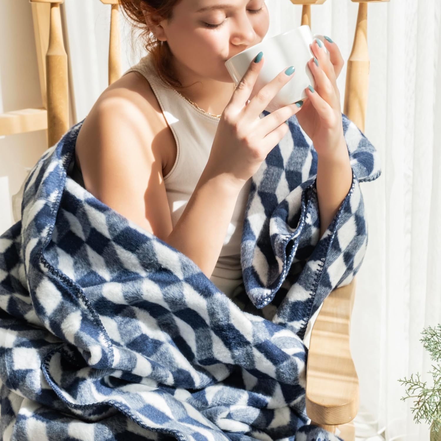 Milam London Soft Blanket Throw | Sofa Throw Blanket | Cozy Blanket For Bed Thro...