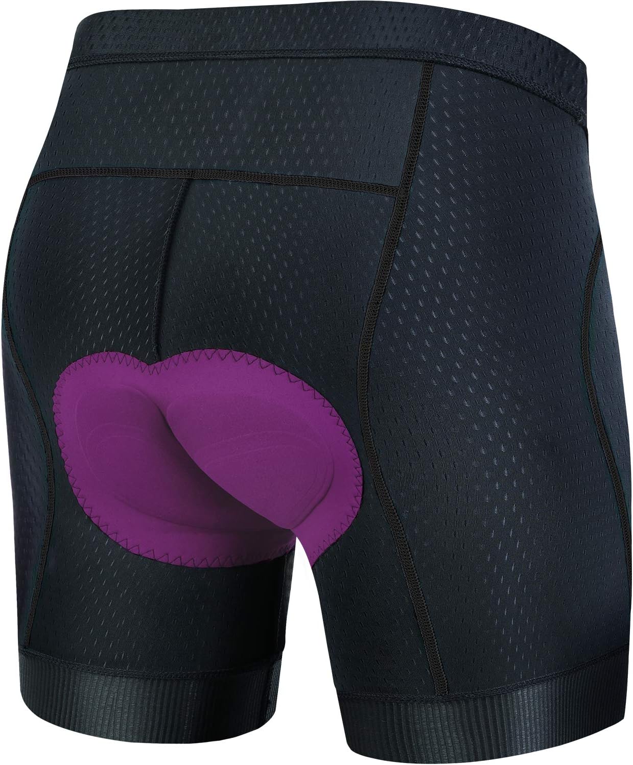 Cycling Shorts Women's 3D Padded Bicycle Bike Biking Underwear Shorts Large Blac...